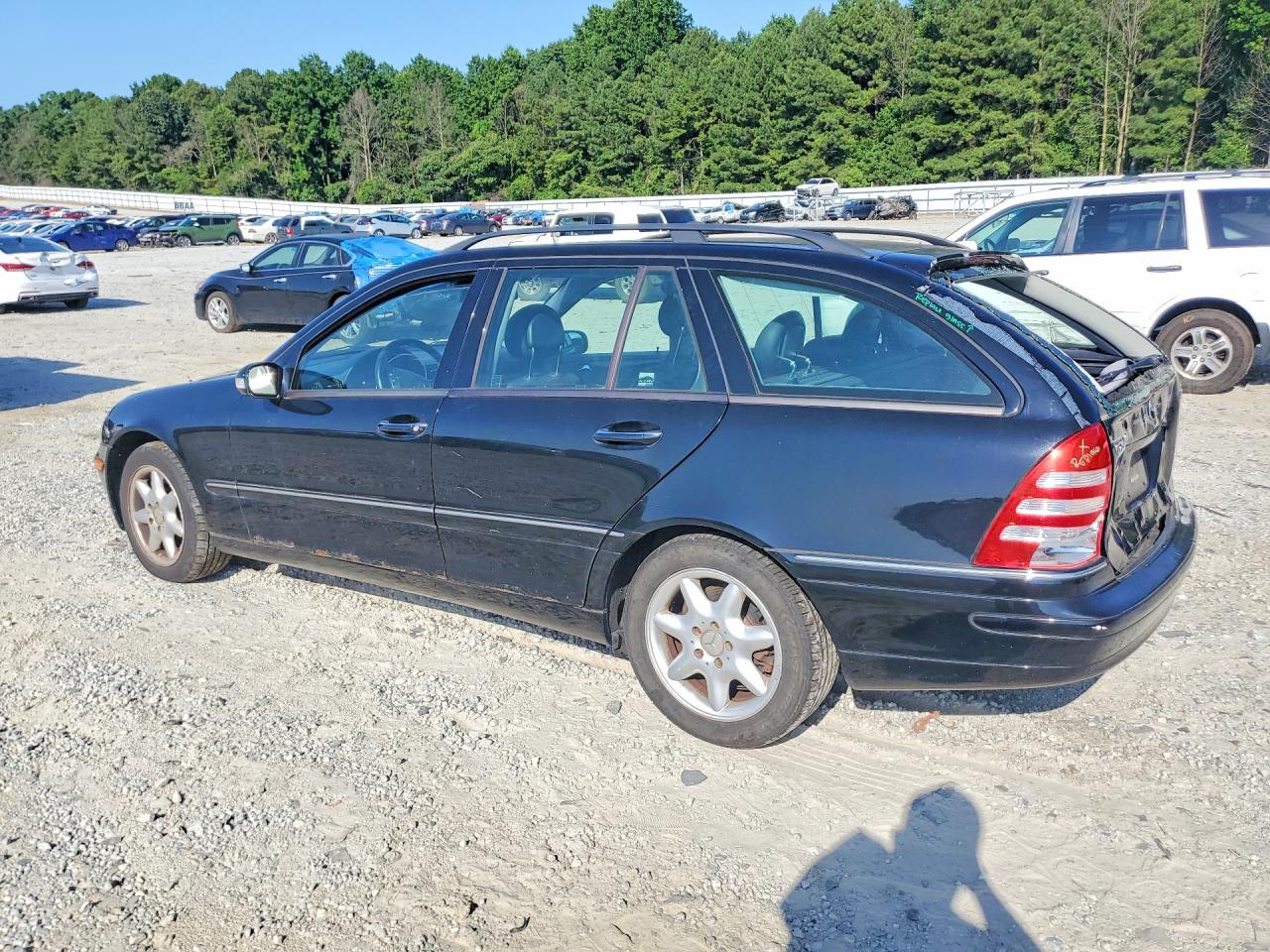 2003 Mercedes-benz C 240 Sportwagon 4matic Black vin: WDBRH81JX3F383855