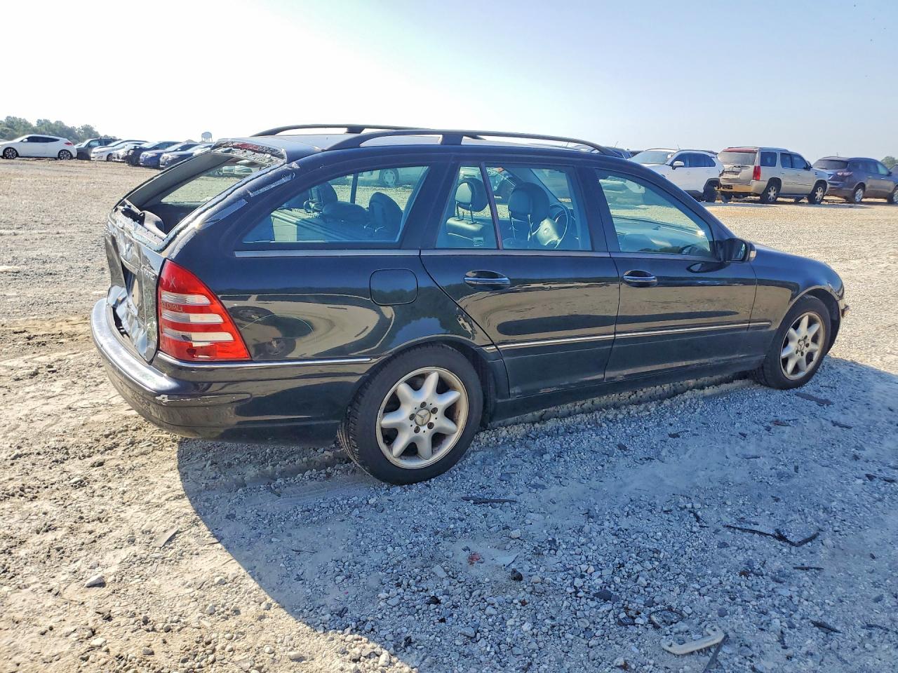 2003 Mercedes-benz C 240 Sportwagon 4matic Black vin: WDBRH81JX3F383855