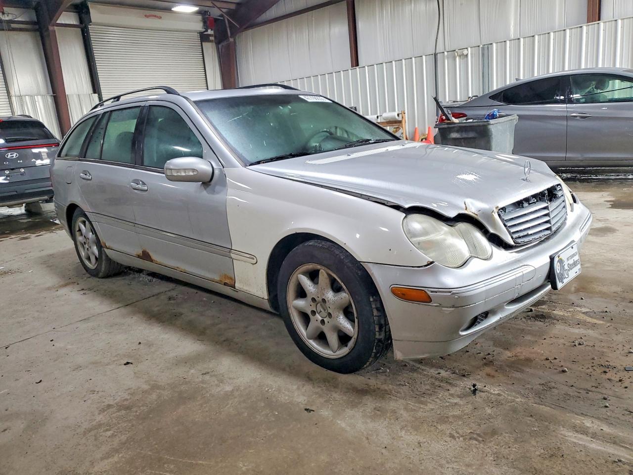 2003 Mercedes Benz Clk 320c Silver vin: WDBRH84J93F326025