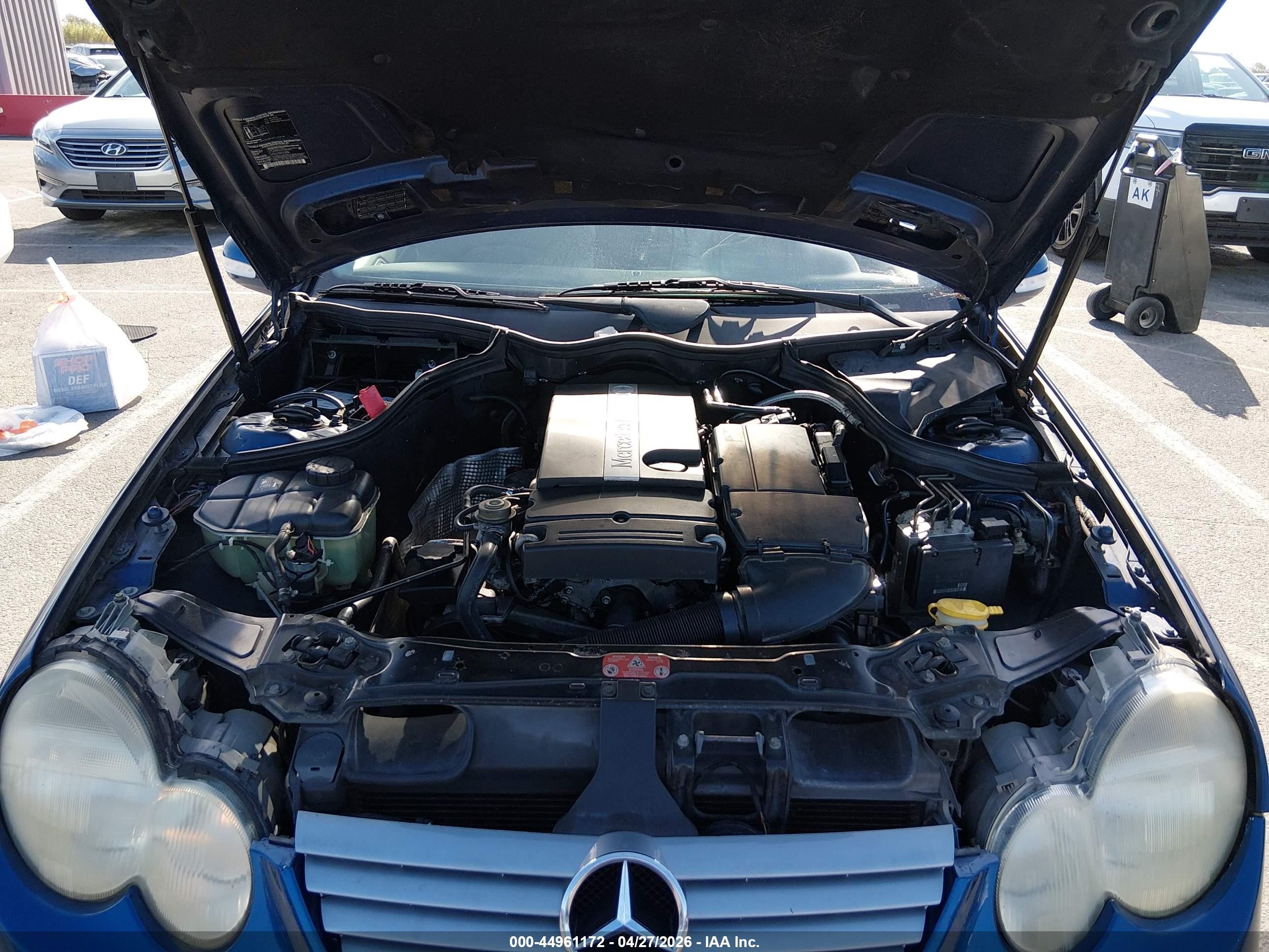 2003 Mercedes-benz C 230 Kompressor Sport Синий vin: WDBRN40J23A408604