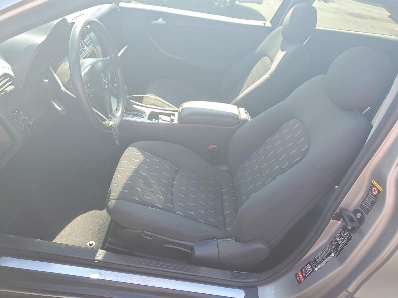2003 Mercedes-benz C 230k Sport Coupe Silver vin: WDBRN40J43A413707