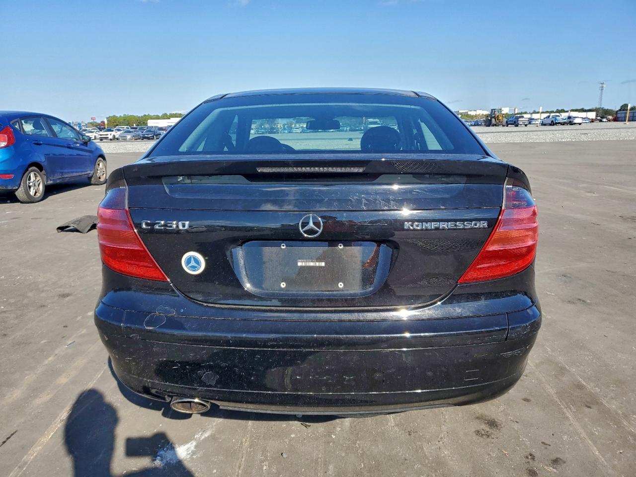 2003 Mercedes-benz C 230k Sport Coupe Black vin: WDBRN40J43A451812