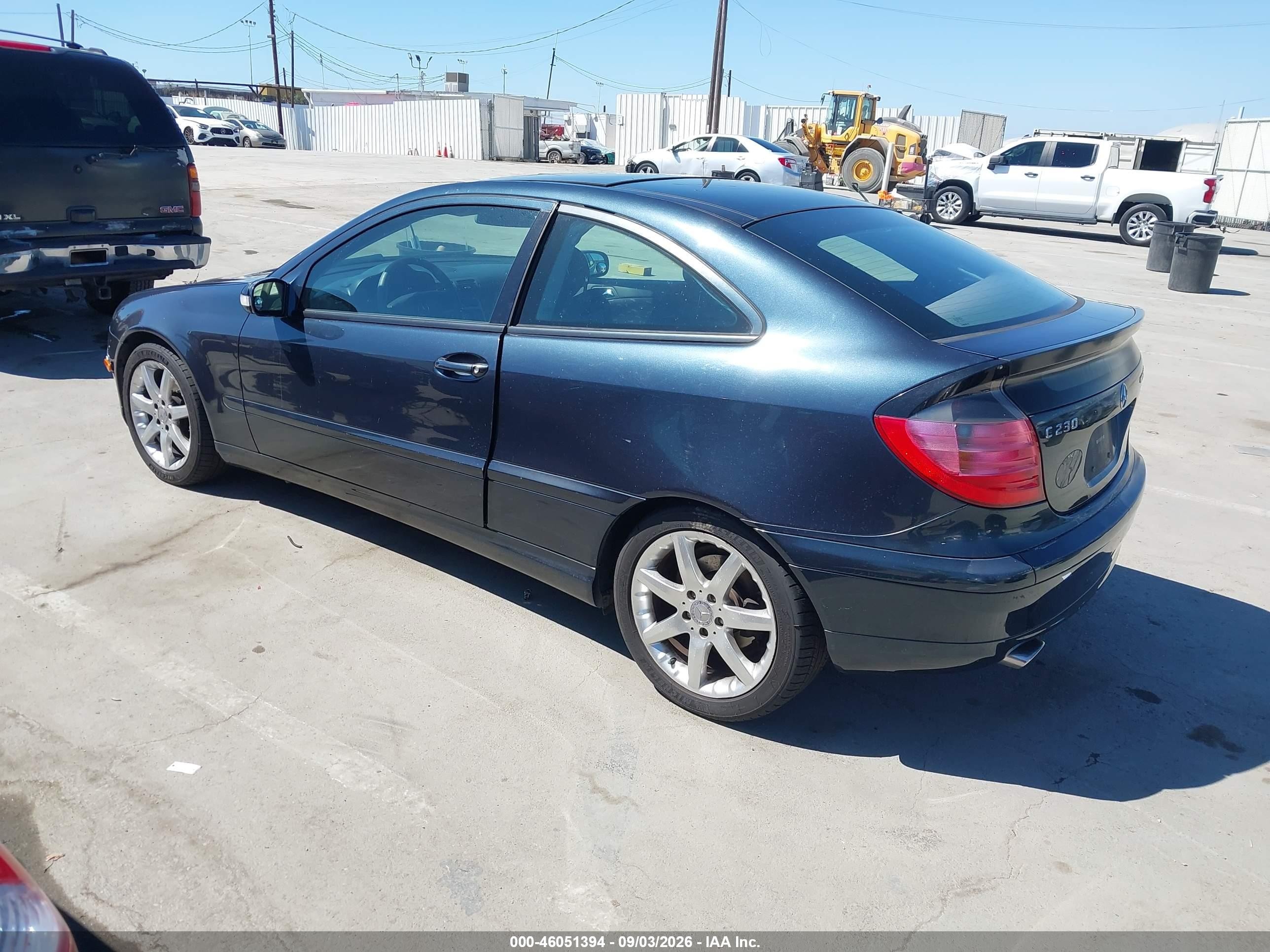 2004 Mercedes-benz C 230 Kompressor Sport Blue vin: WDBRN40J44A592414