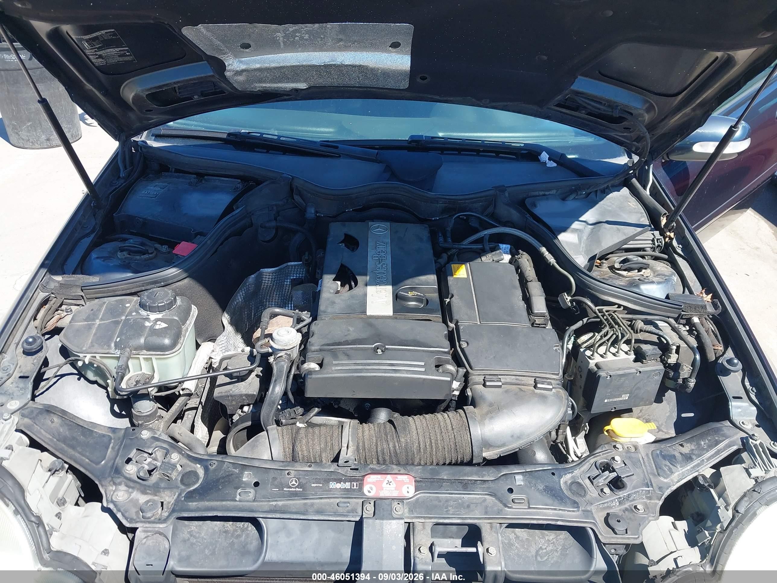 2004 Mercedes-benz C 230 Kompressor Sport Blue vin: WDBRN40J44A592414