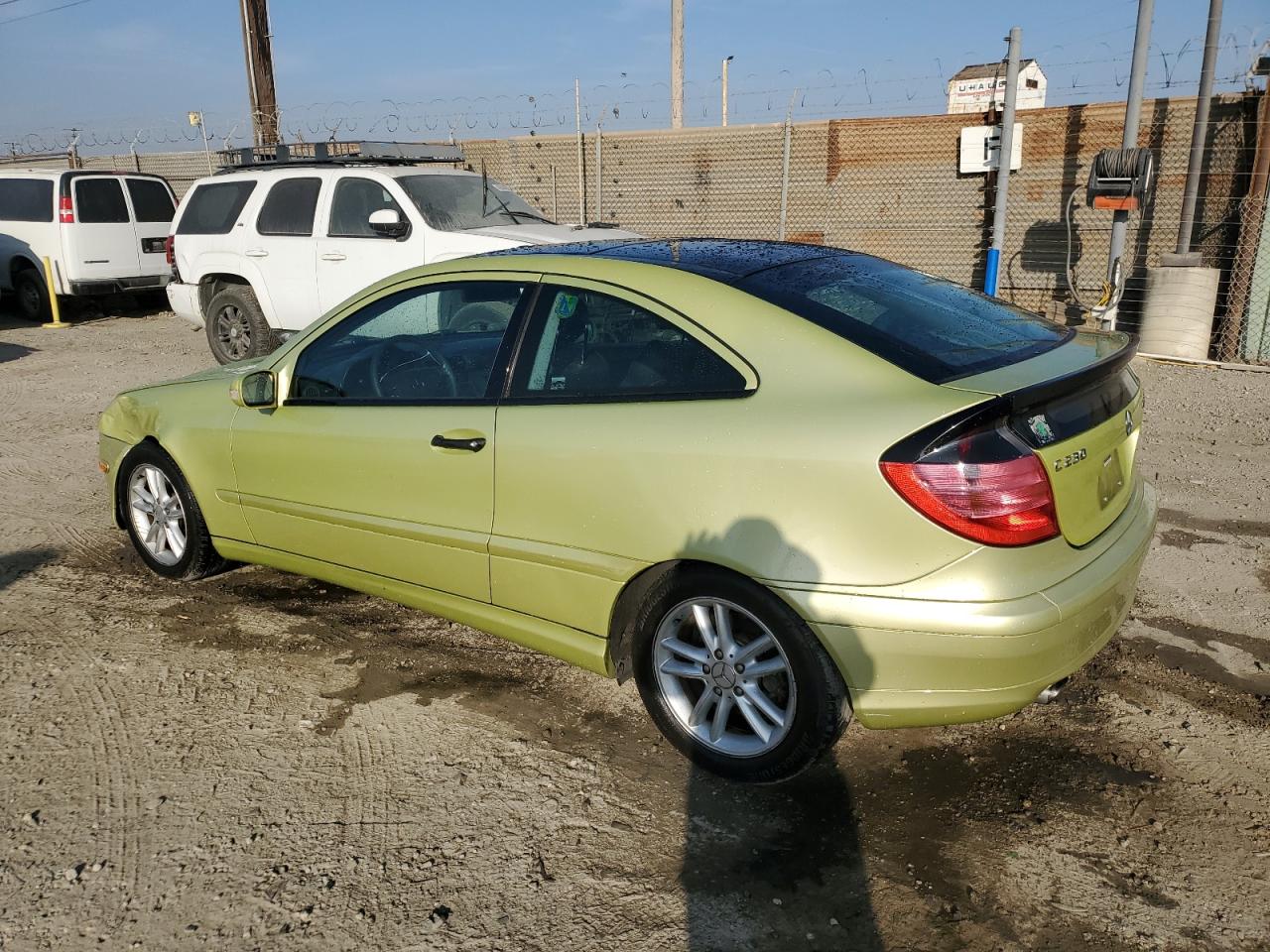 2003 Mercedes-benz C 230k Sport Coupe Green vin: WDBRN40J73A482374