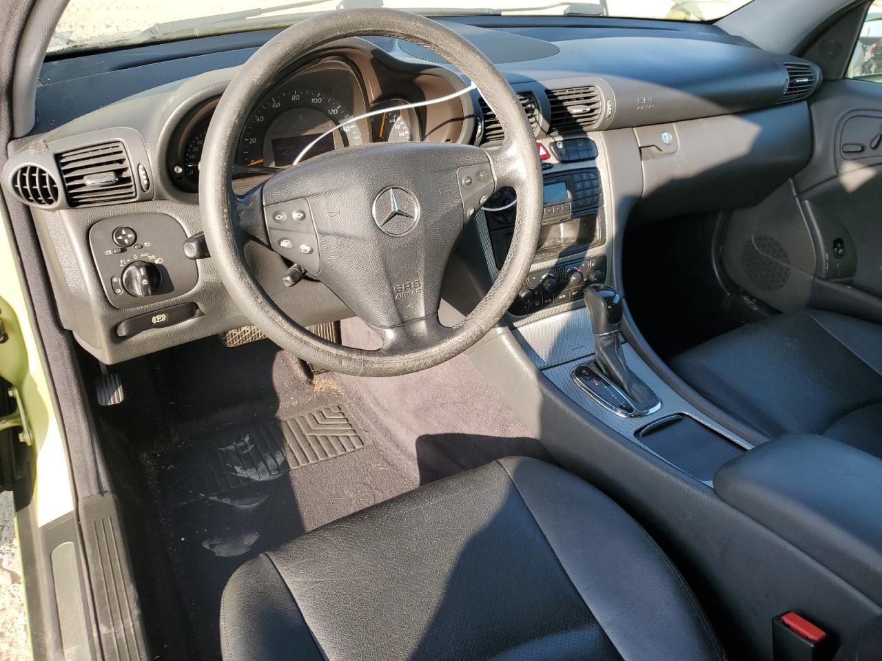 2003 Mercedes-benz C 230k Sport Coupe Green vin: WDBRN40J73A482374