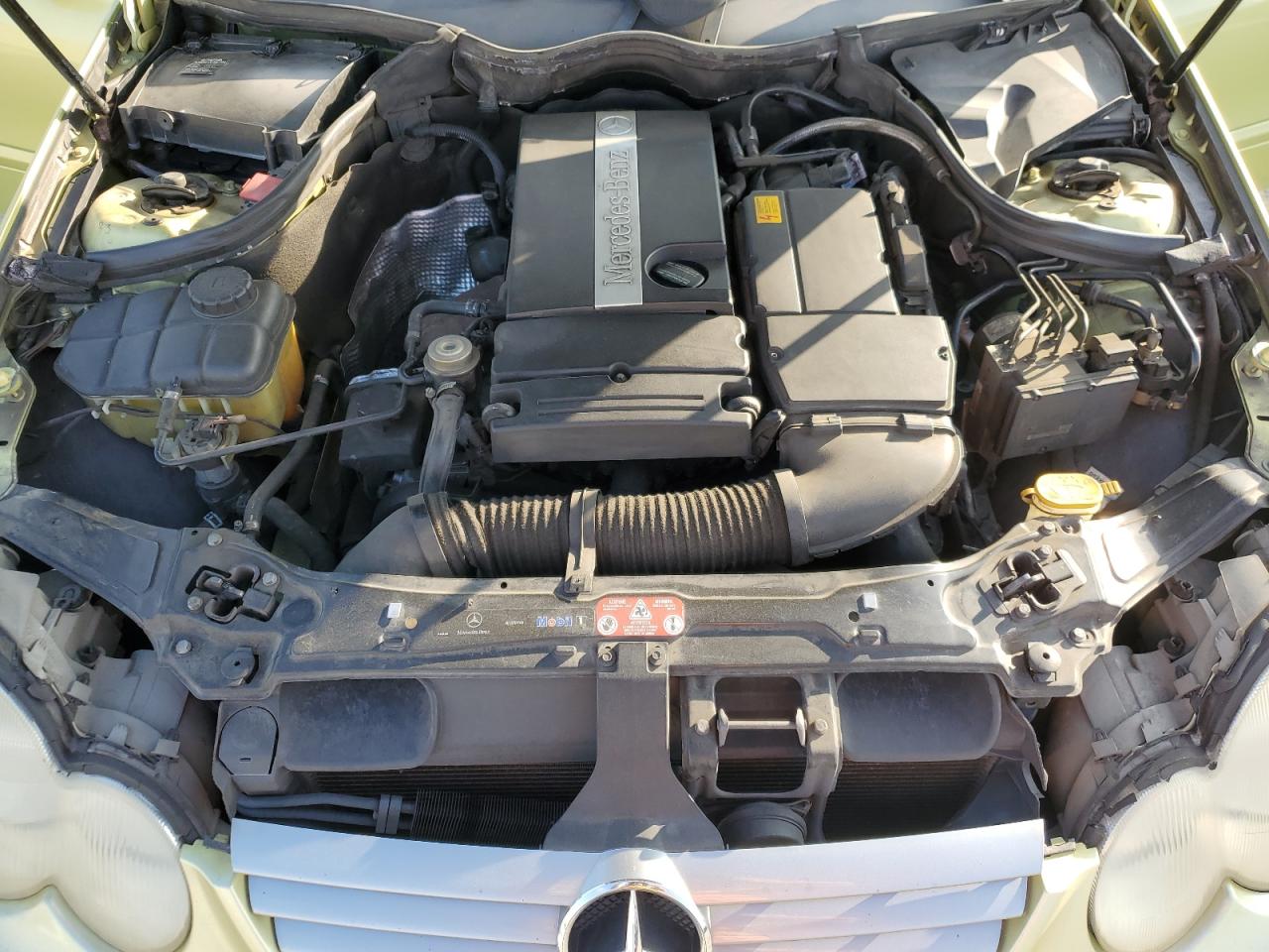 2003 Mercedes-benz C 230k Sport Coupe Green vin: WDBRN40J73A482374