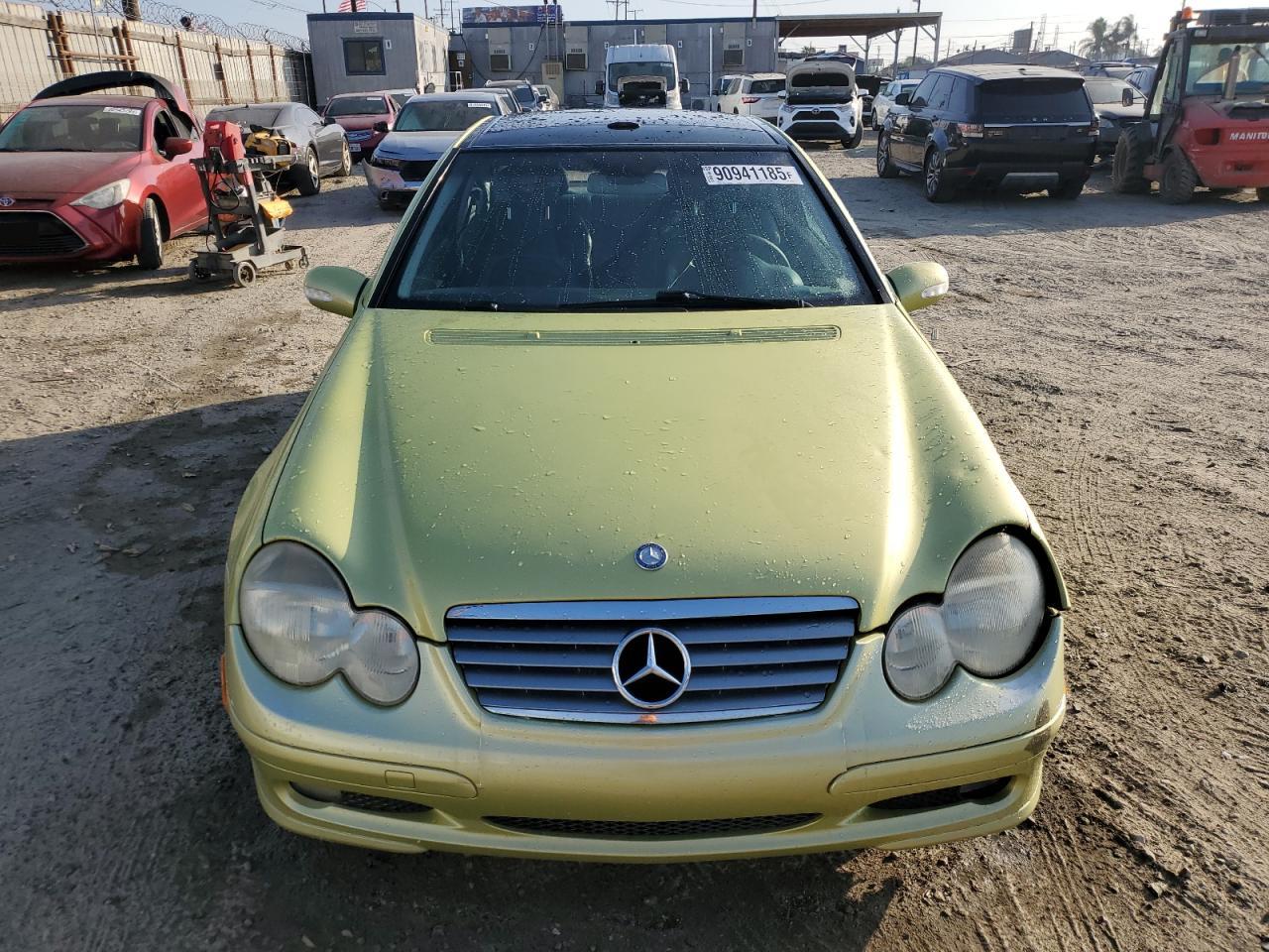 2003 Mercedes-benz C 230k Sport Coupe Green vin: WDBRN40J73A482374