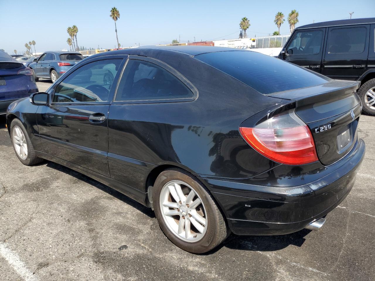 2003 Mercedes-benz C 230k Sport Coupe Black vin: WDBRN40J93A402914