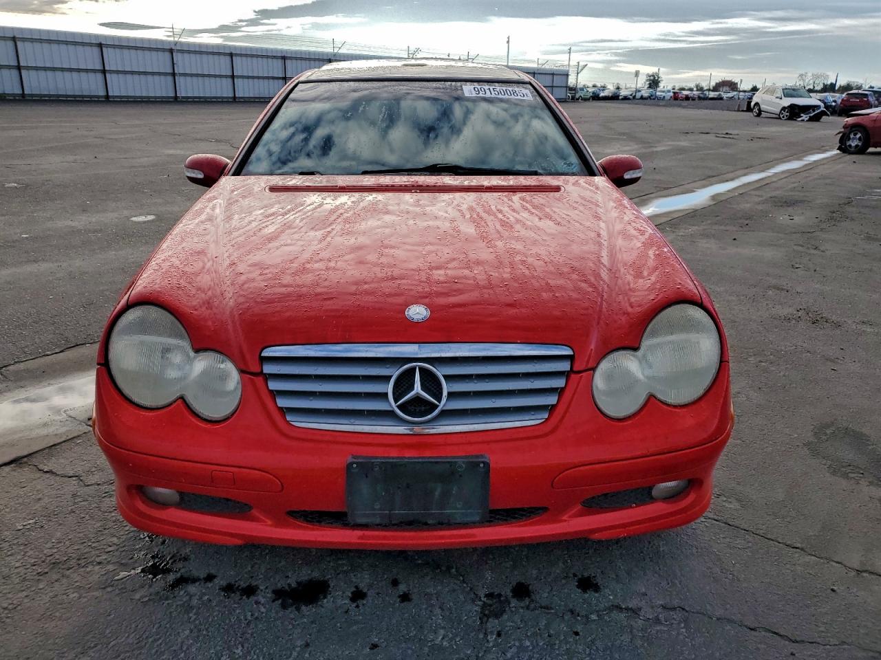 2003 Mercedes-benz C 230k Sport Coupe Red vin: WDBRN40JX3A426378