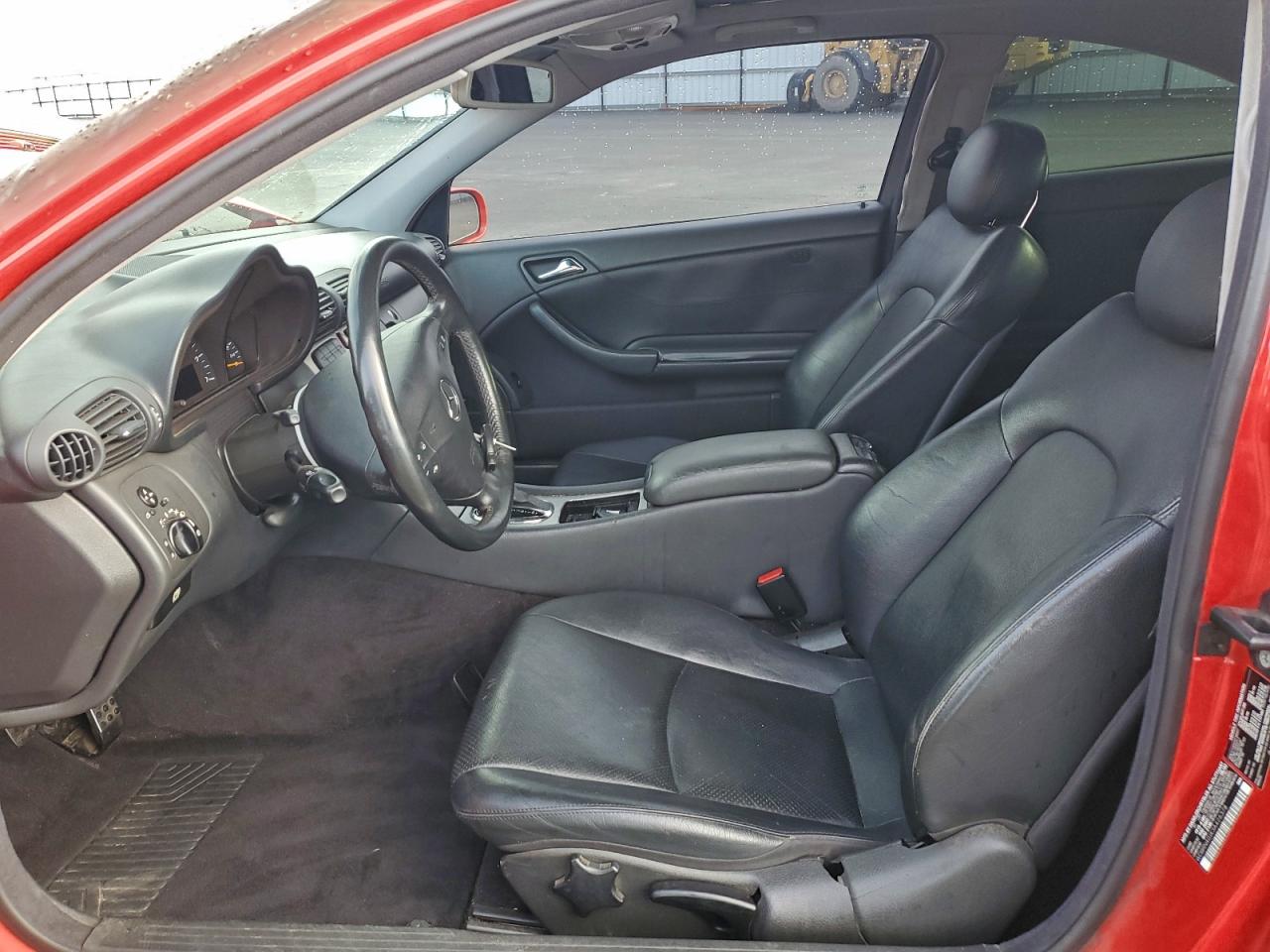 2003 Mercedes-benz C 230k Sport Coupe Red vin: WDBRN40JX3A426378
