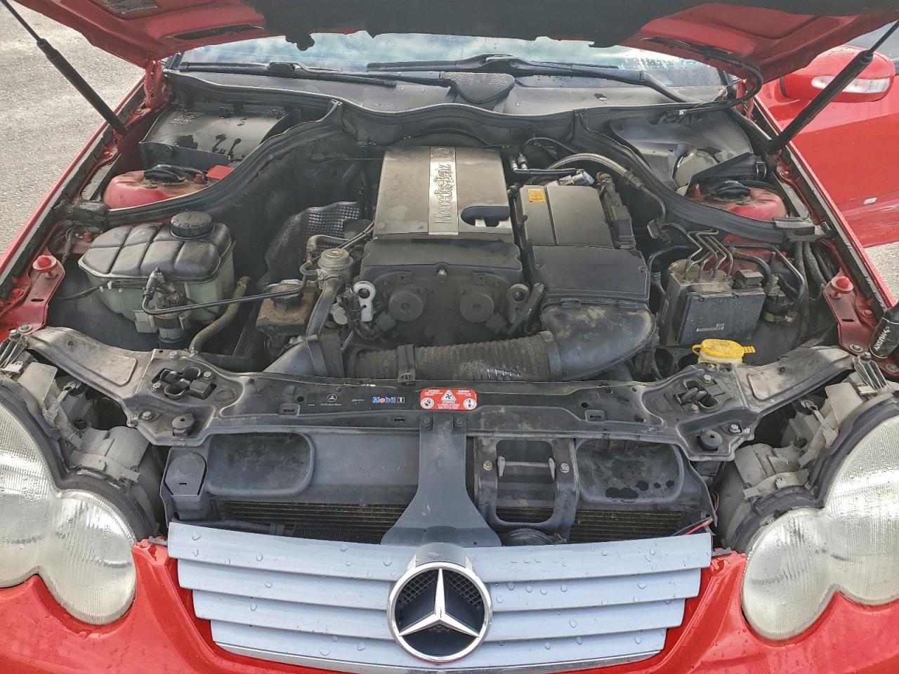 2003 Mercedes-benz C 230k Sport Coupe Red vin: WDBRN40JX3A426378