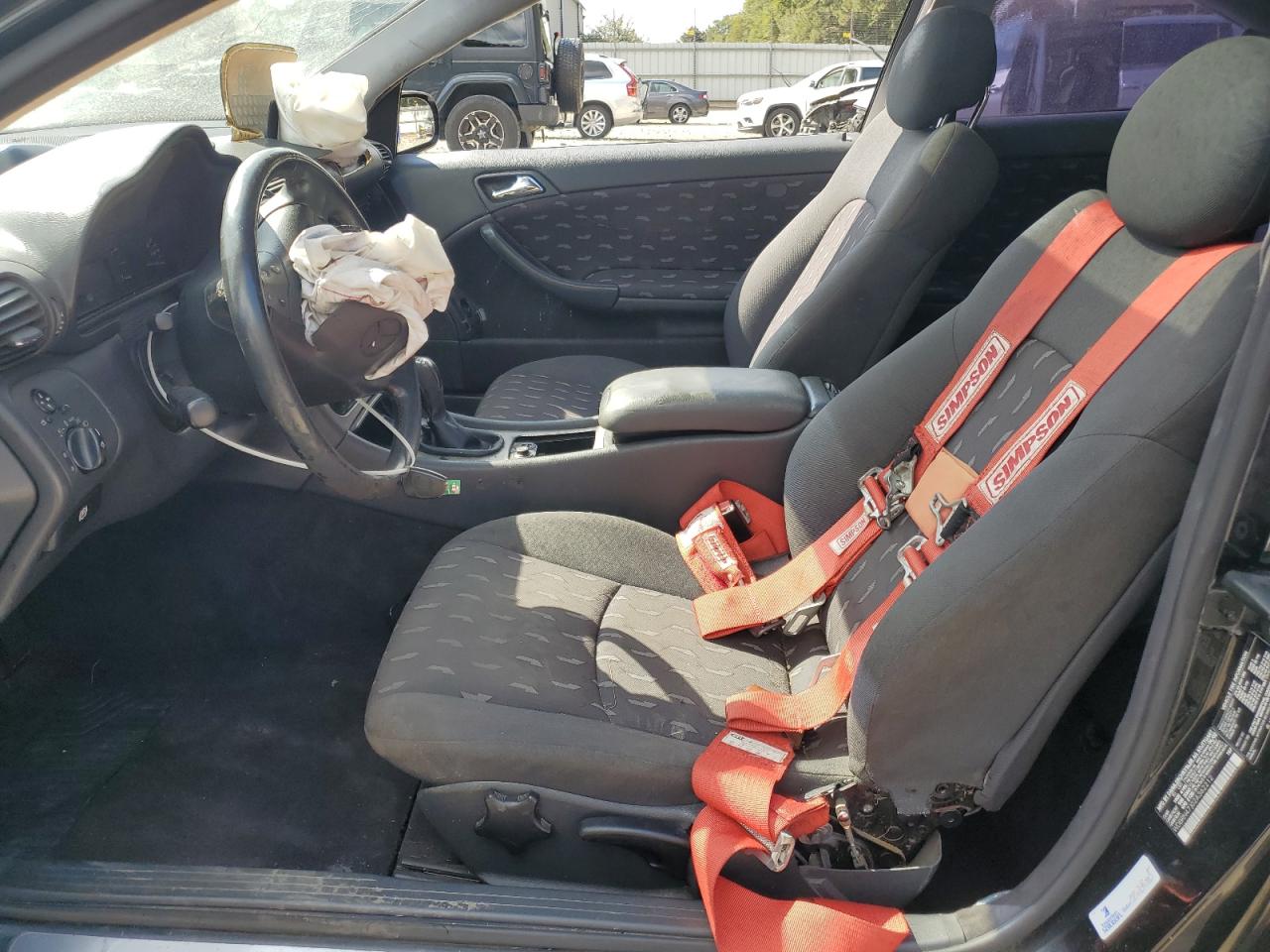 2002 Mercedes-benz C 230k Sport Coupe Черный vin: WDBRN47J02A362212