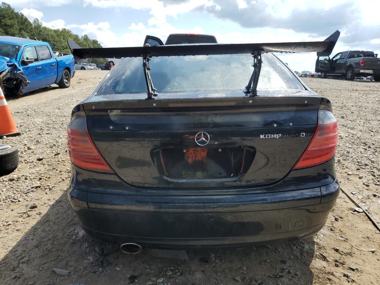 2002 Mercedes-benz C 230k Sport Coupe Черный vin: WDBRN47J02A362212