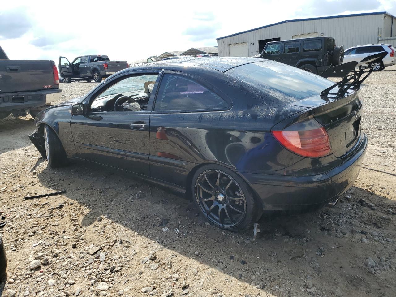 2002 Mercedes-benz C 230k Sport Coupe Черный vin: WDBRN47J02A362212
