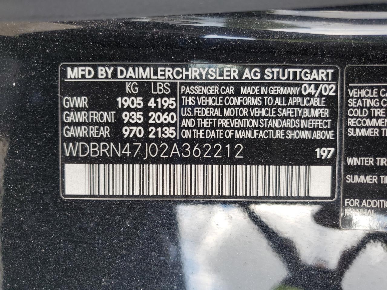 2002 Mercedes-benz C 230k Sport Coupe Черный vin: WDBRN47J02A362212