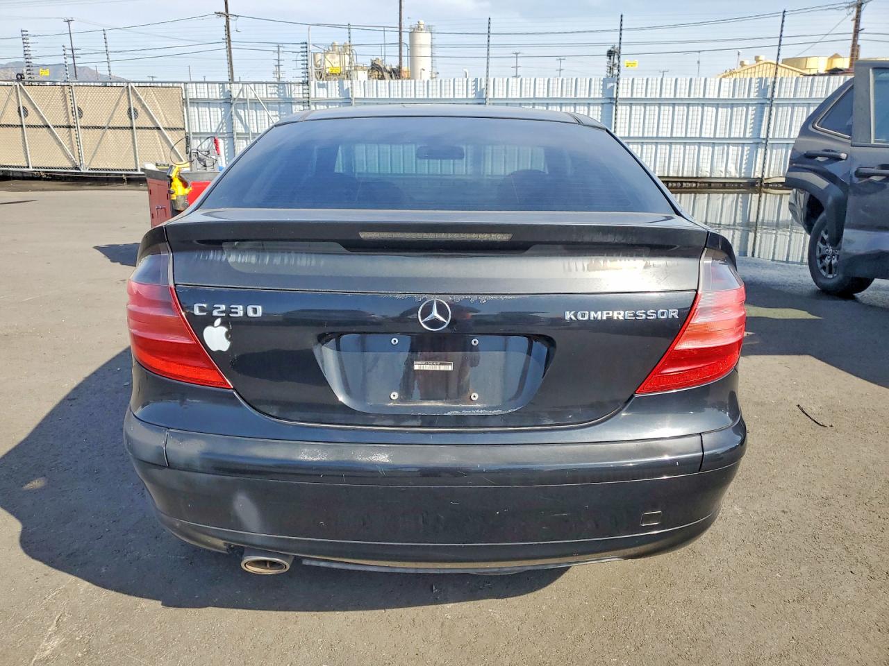 2002 Mercedes-benz C 230k Sport Coupe Black vin: WDBRN47J12A254519