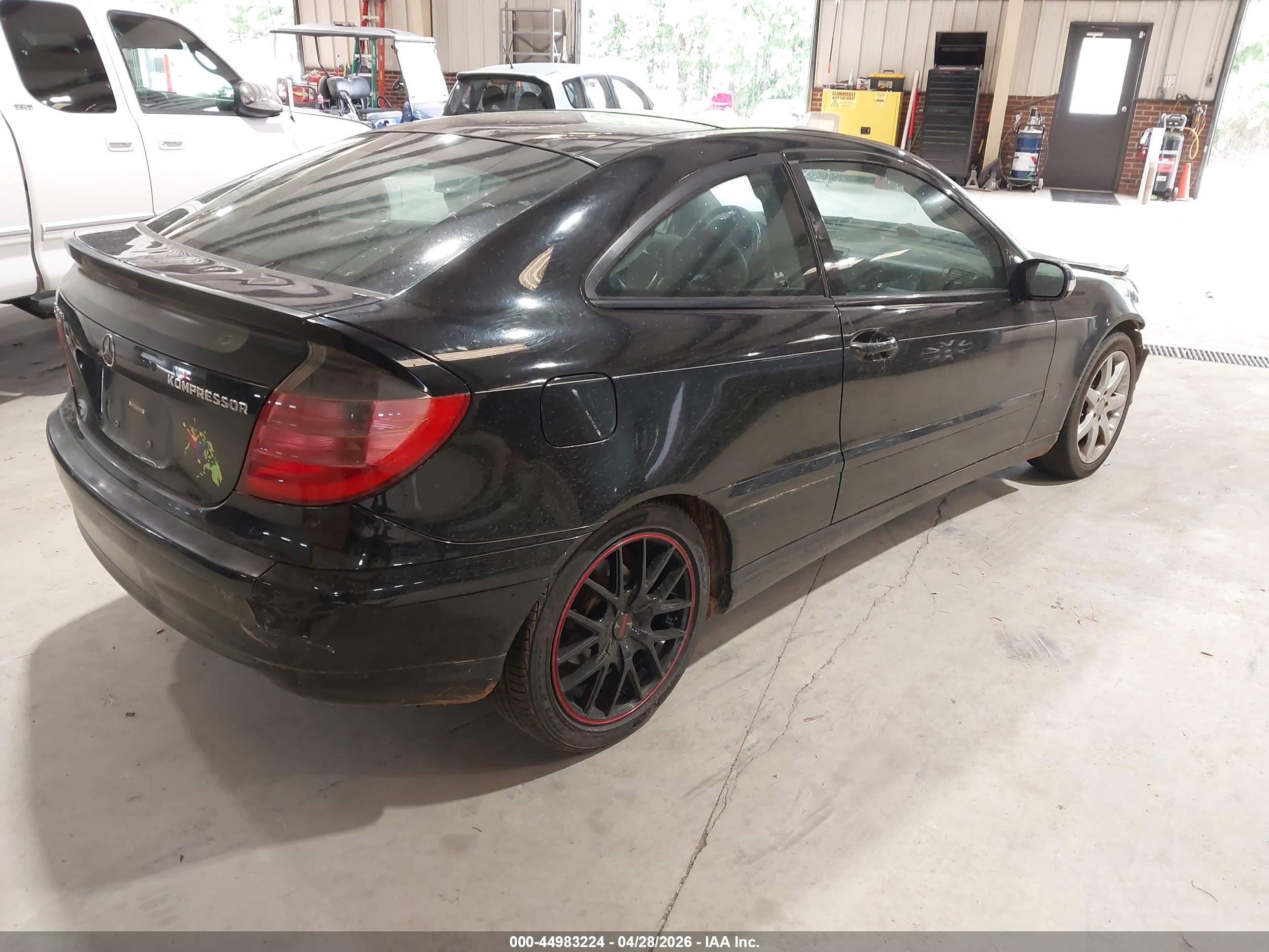 2002 Mercedes-benz C 230 Black vin: WDBRN47J22A391405