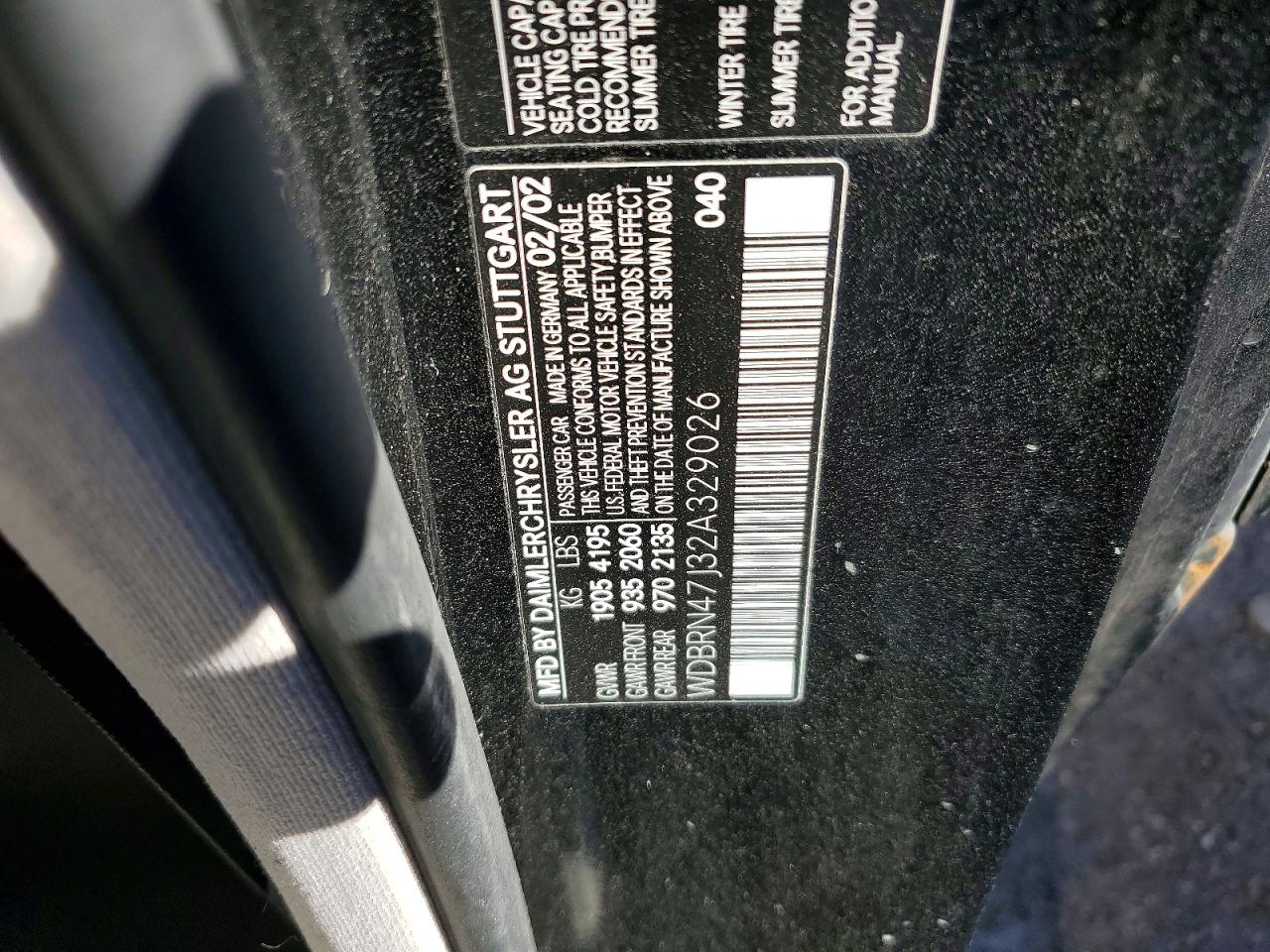 2002 Mercedes-benz C 230k Sport Coupe Black vin: WDBRN47J32A329026