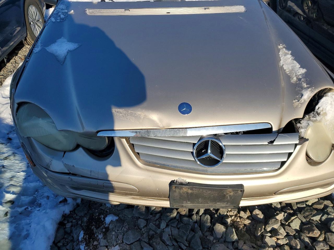 2002 Mercedes-benz C 230k Sport Coupe Gold vin: WDBRN47J42A224155