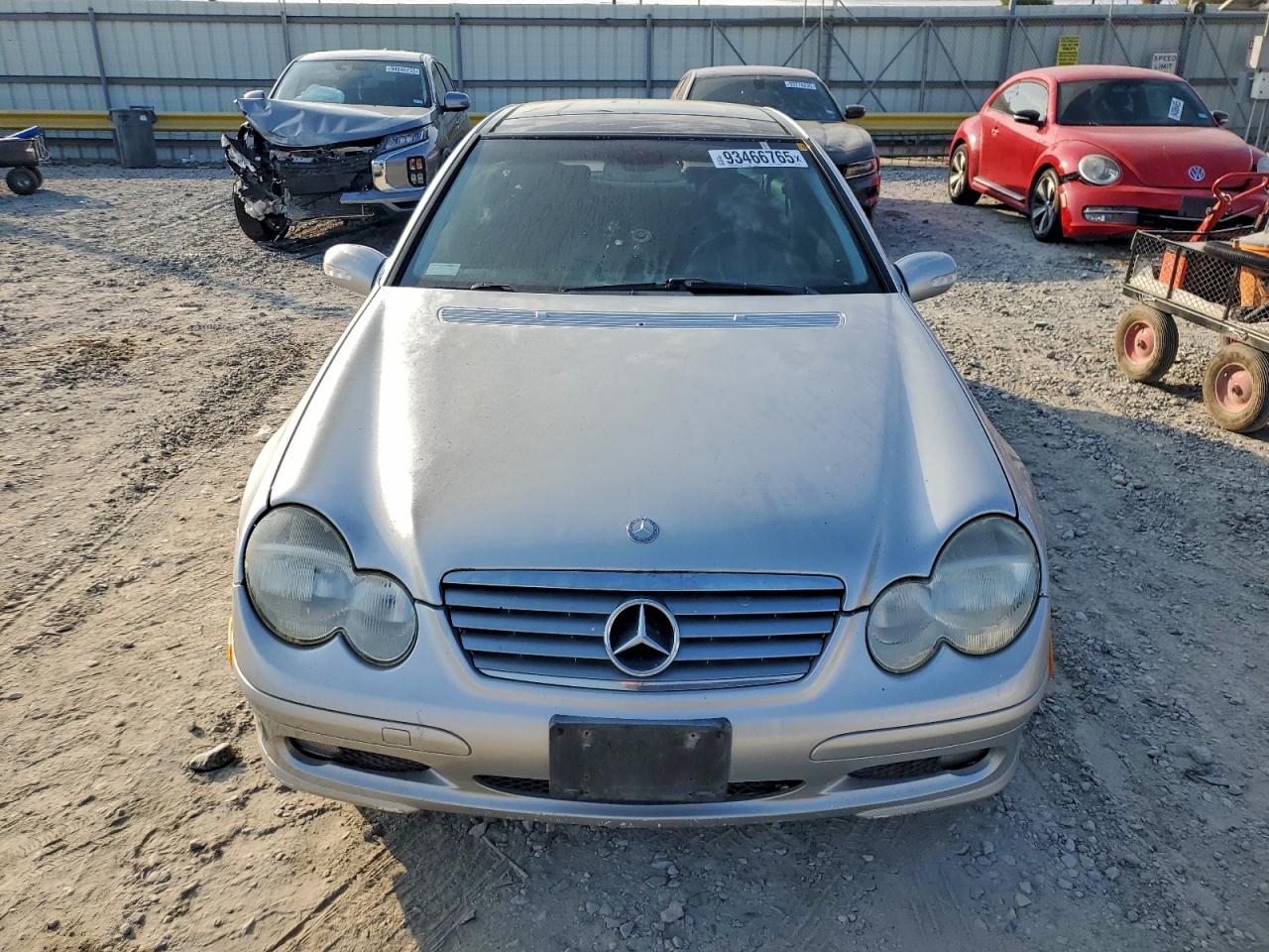 2002 Mercedes-benz C 230k Sport Coupe Серебряный vin: WDBRN47J42A288924