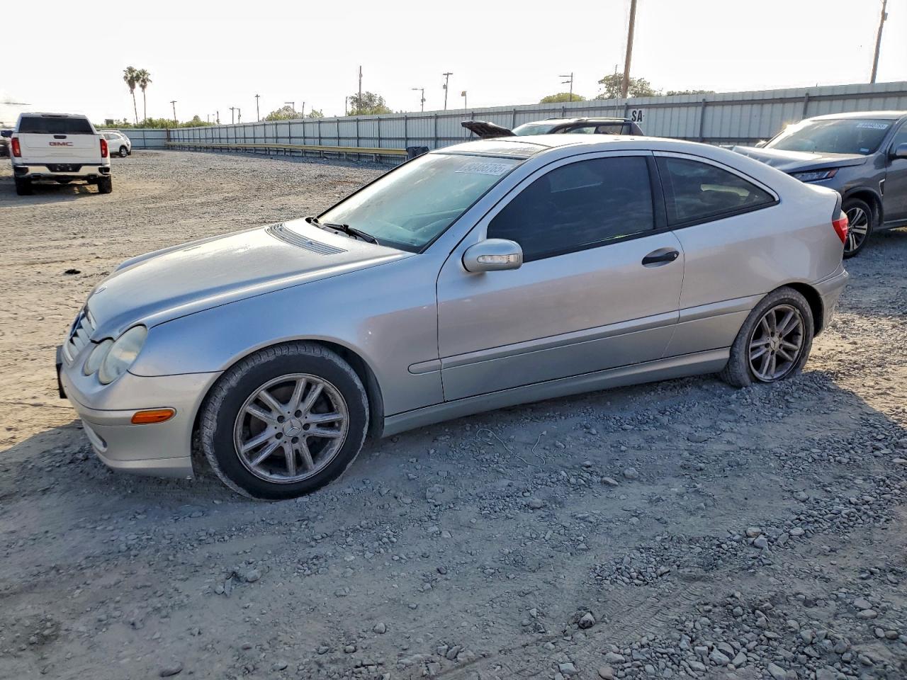 2002 Mercedes-benz C 230k Sport Coupe Silver vin: WDBRN47J42A288924