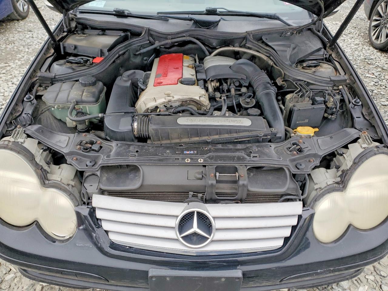 2002 Mercedes Benz C 230 Black vin: WDBRN47J52A359189