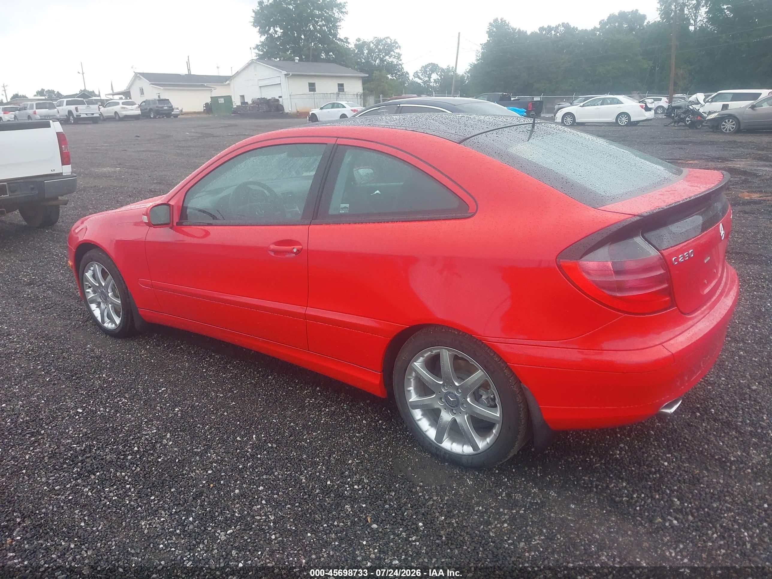 2002 Mercedes-benz C 230   Red vin: WDBRN47J62A338884
