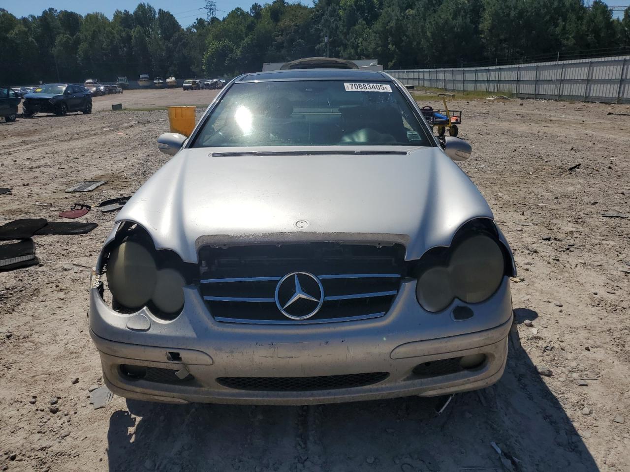 2002 Mercedes-benz C 230k Sport Coupe Silver vin: WDBRN47J72A369755