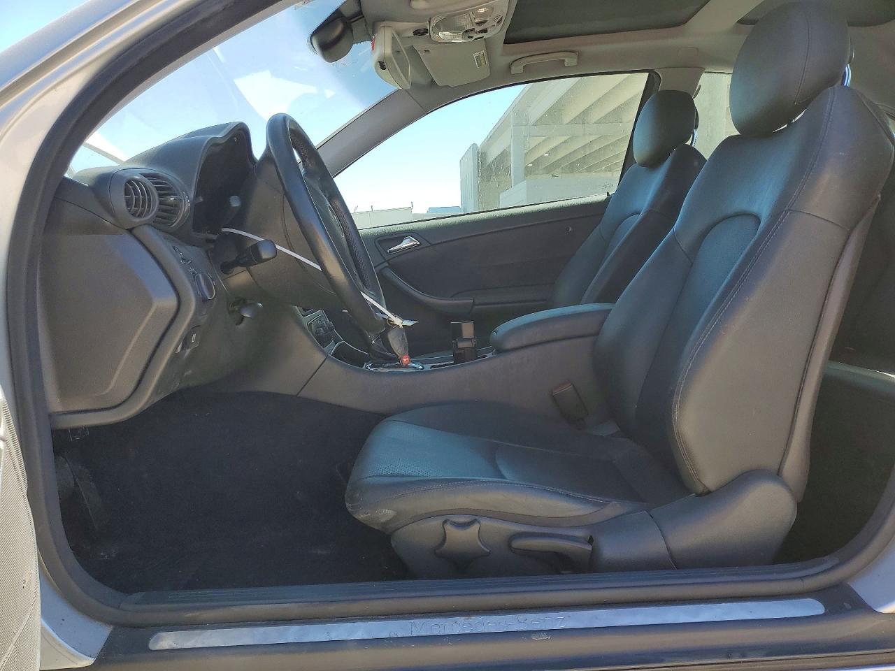 2002 Mercedes-benz C 230k Sport Coupe Silver vin: WDBRN47J92A292631