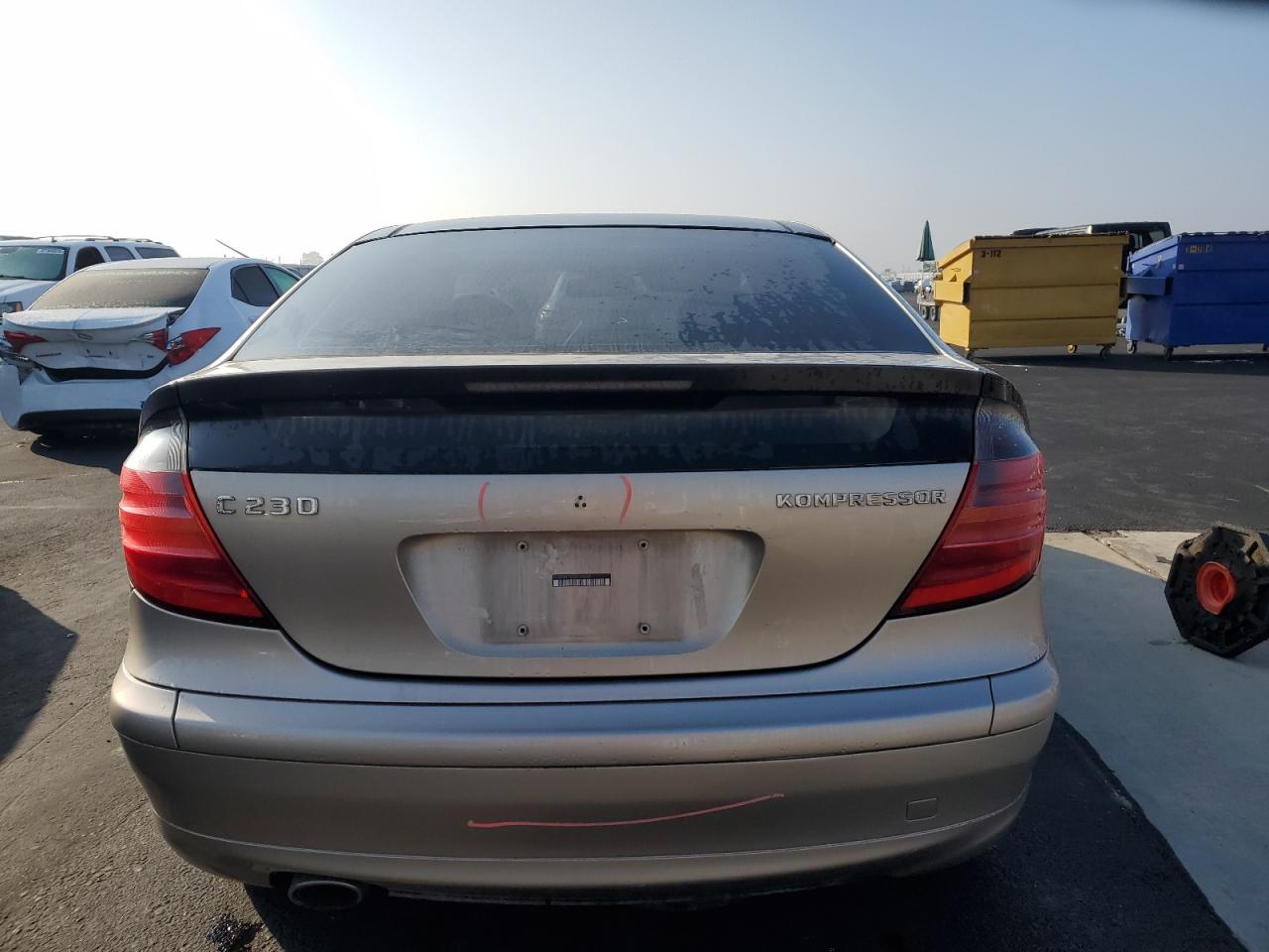 2002 Mercedes-benz C 230k Sport Coupe Tan vin: WDBRN47JX2A248265