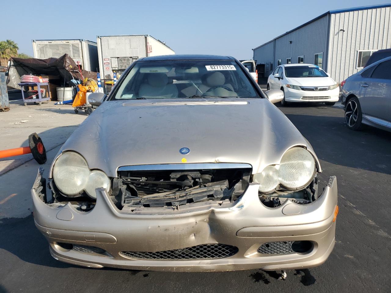 2002 Mercedes-benz C 230k Sport Coupe Tan vin: WDBRN47JX2A248265