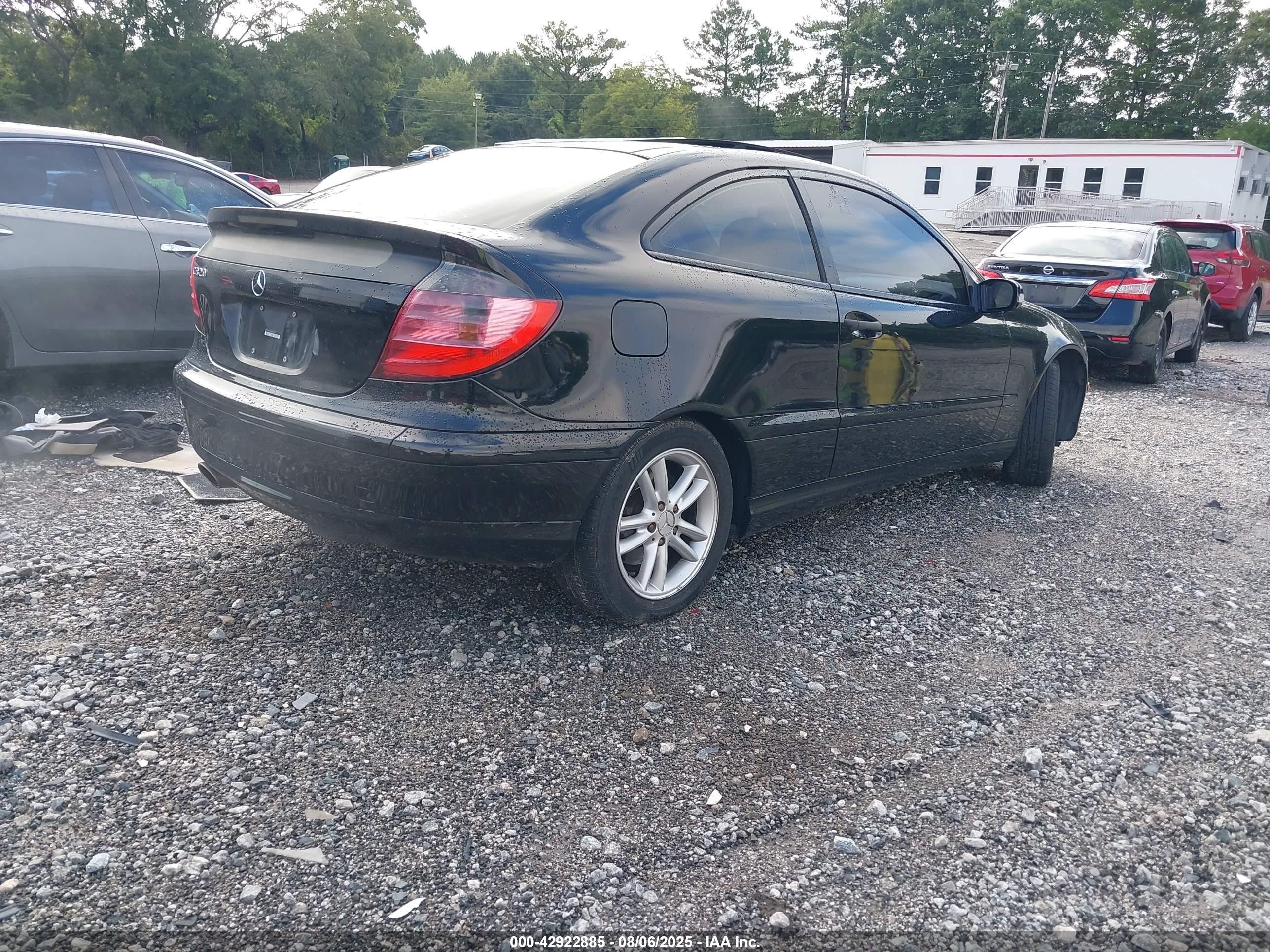2003 Mercedes-benz C 320 Sport Black vin: WDBRN64J73A498547