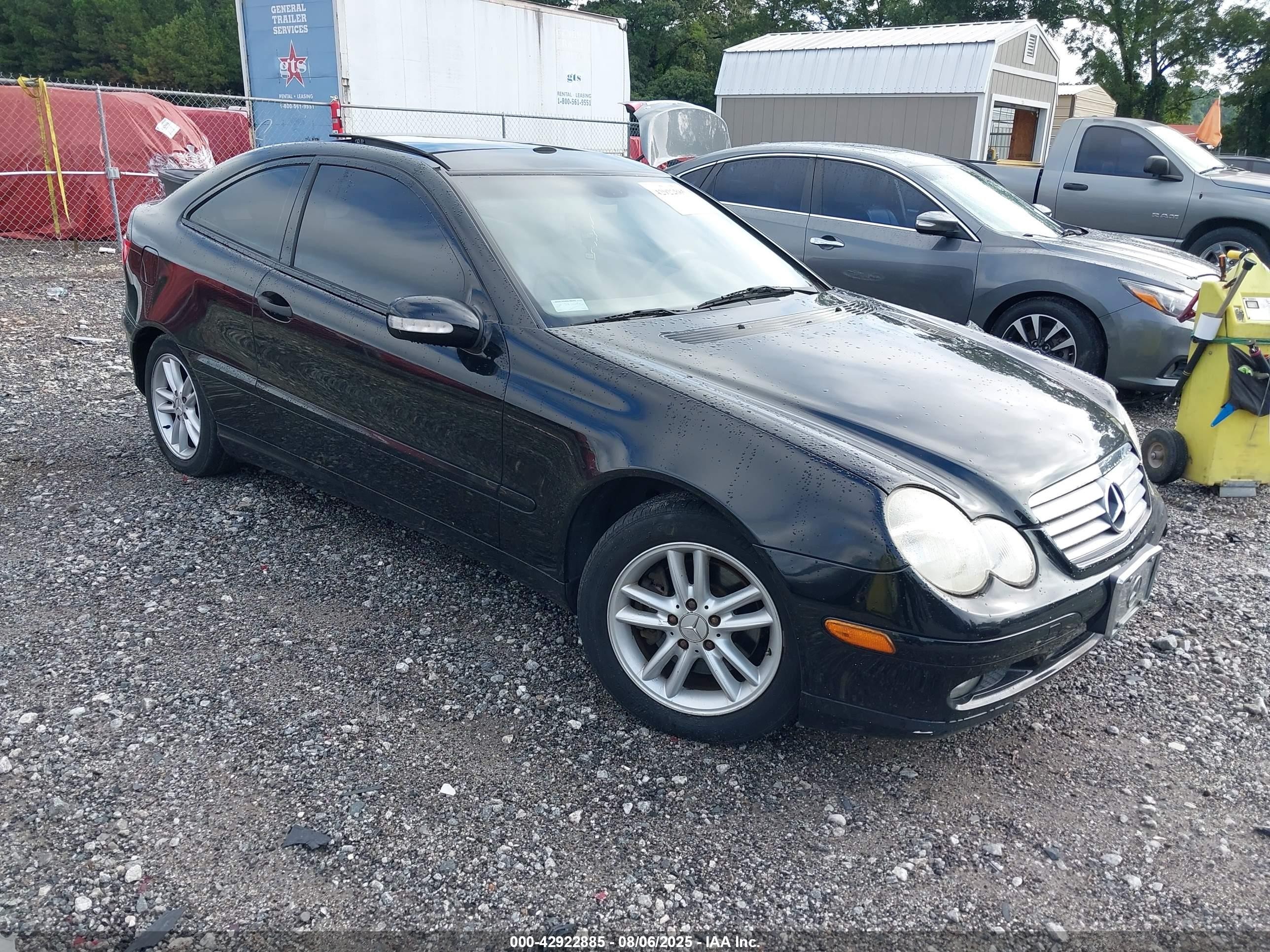 2003 Mercedes-benz C 320 Sport Black vin: WDBRN64J73A498547