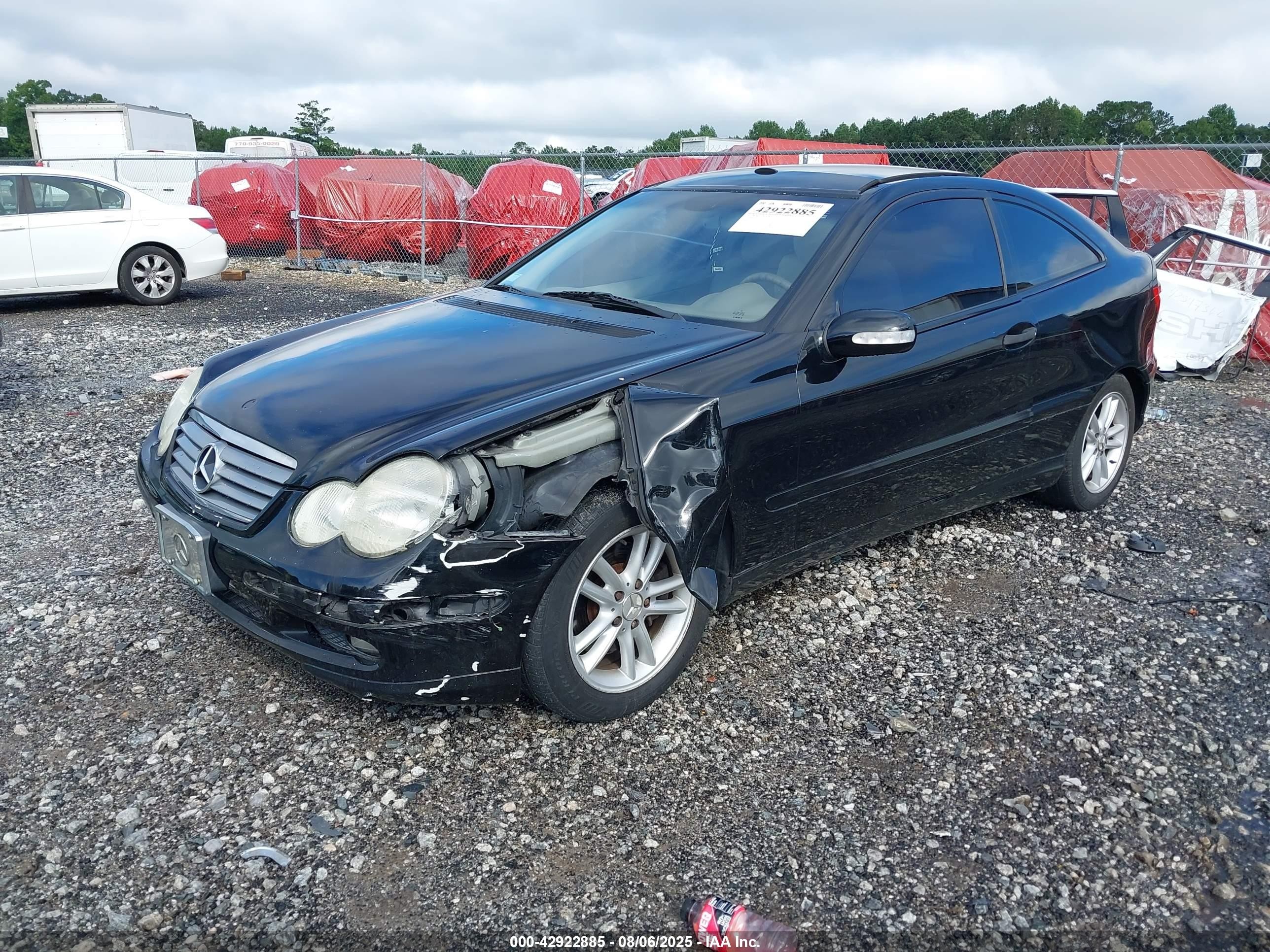 2003 Mercedes-benz C 320 Sport Black vin: WDBRN64J73A498547