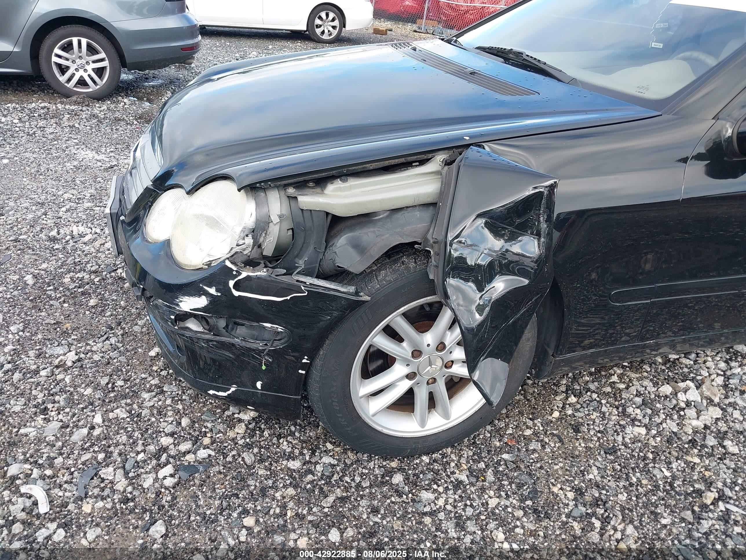 2003 Mercedes-benz C 320 Sport Black vin: WDBRN64J73A498547