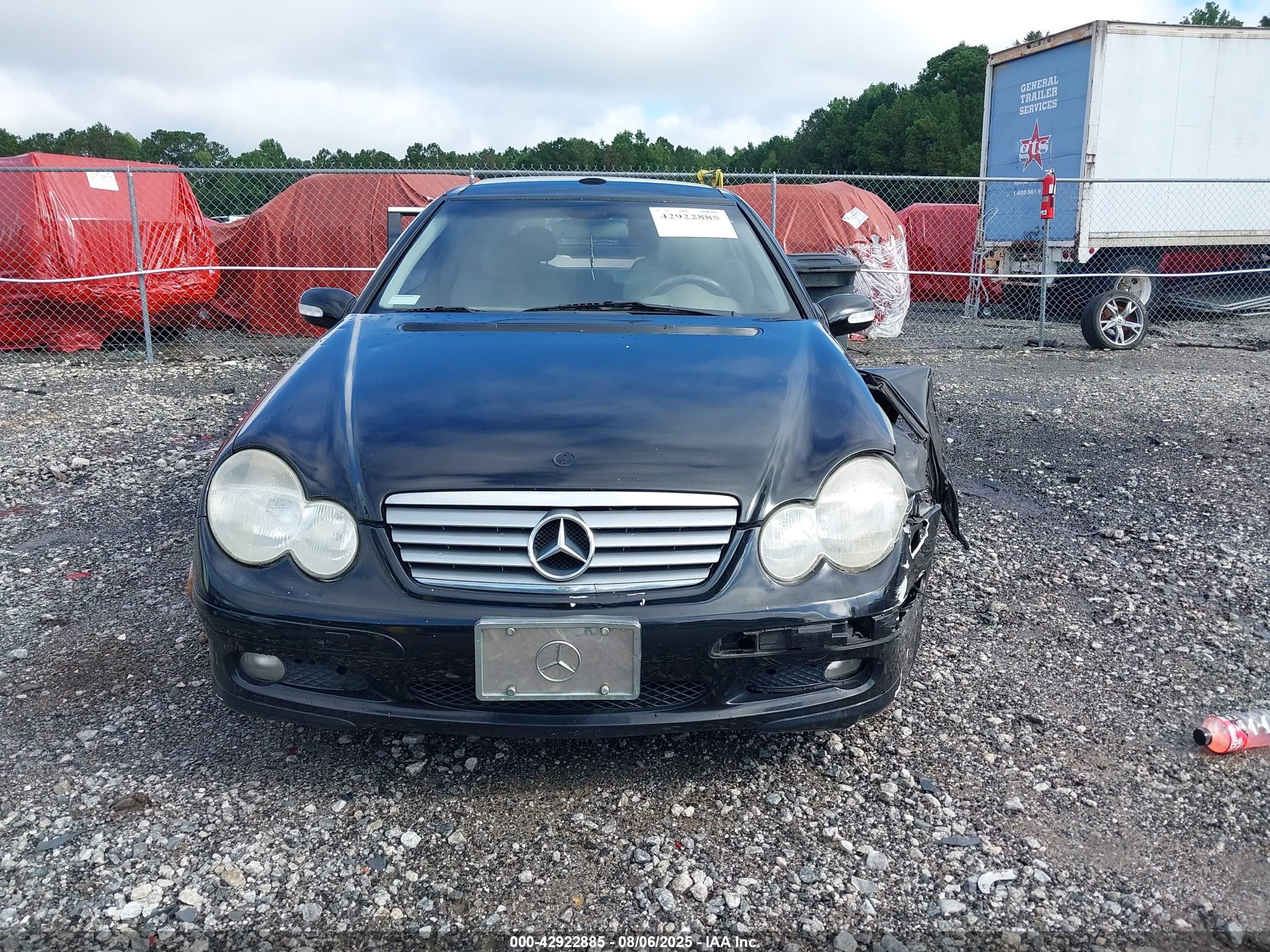 2003 Mercedes-benz C 320 Sport Black vin: WDBRN64J73A498547