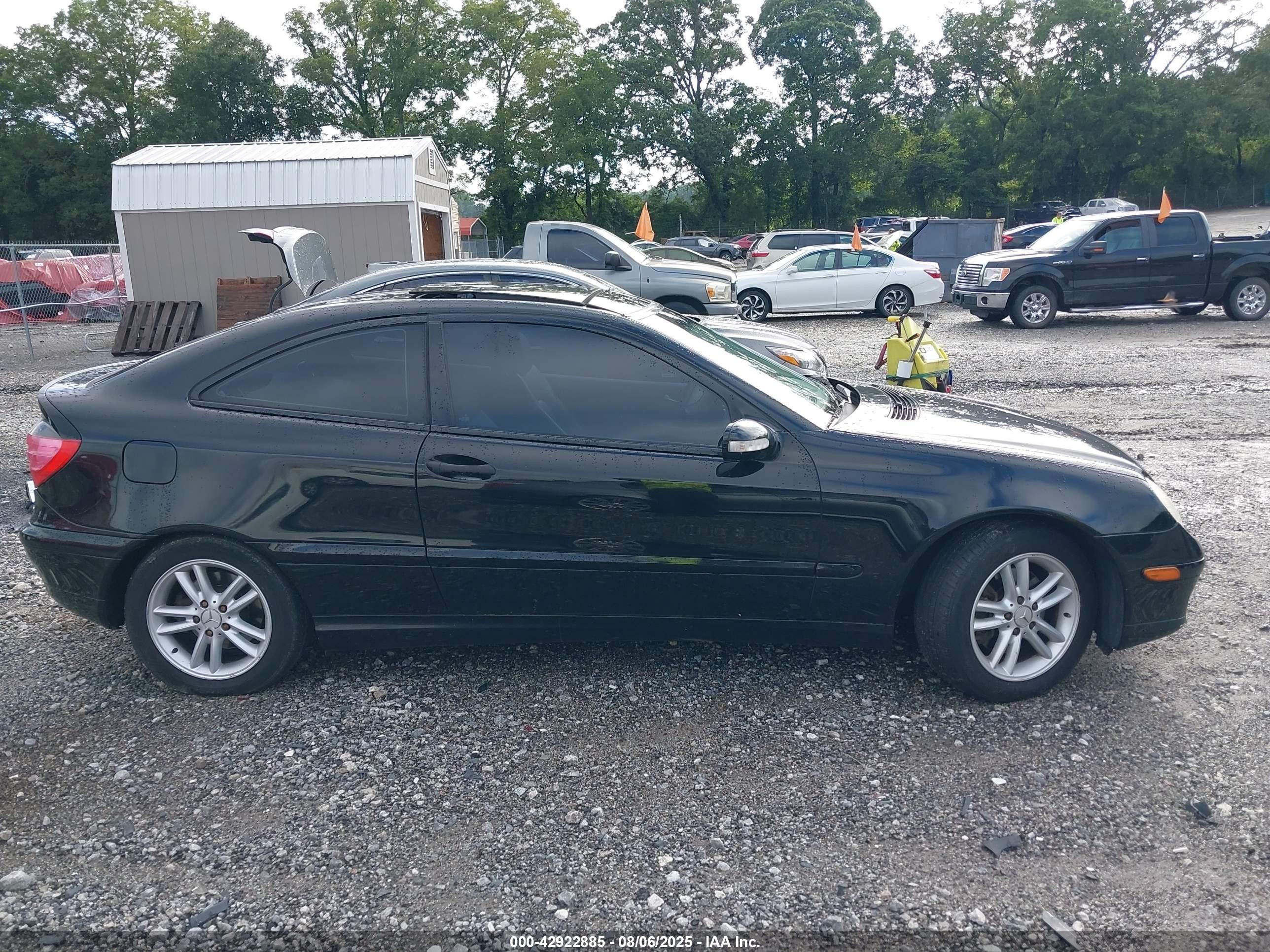 2003 Mercedes-benz C 320 Sport Black vin: WDBRN64J73A498547