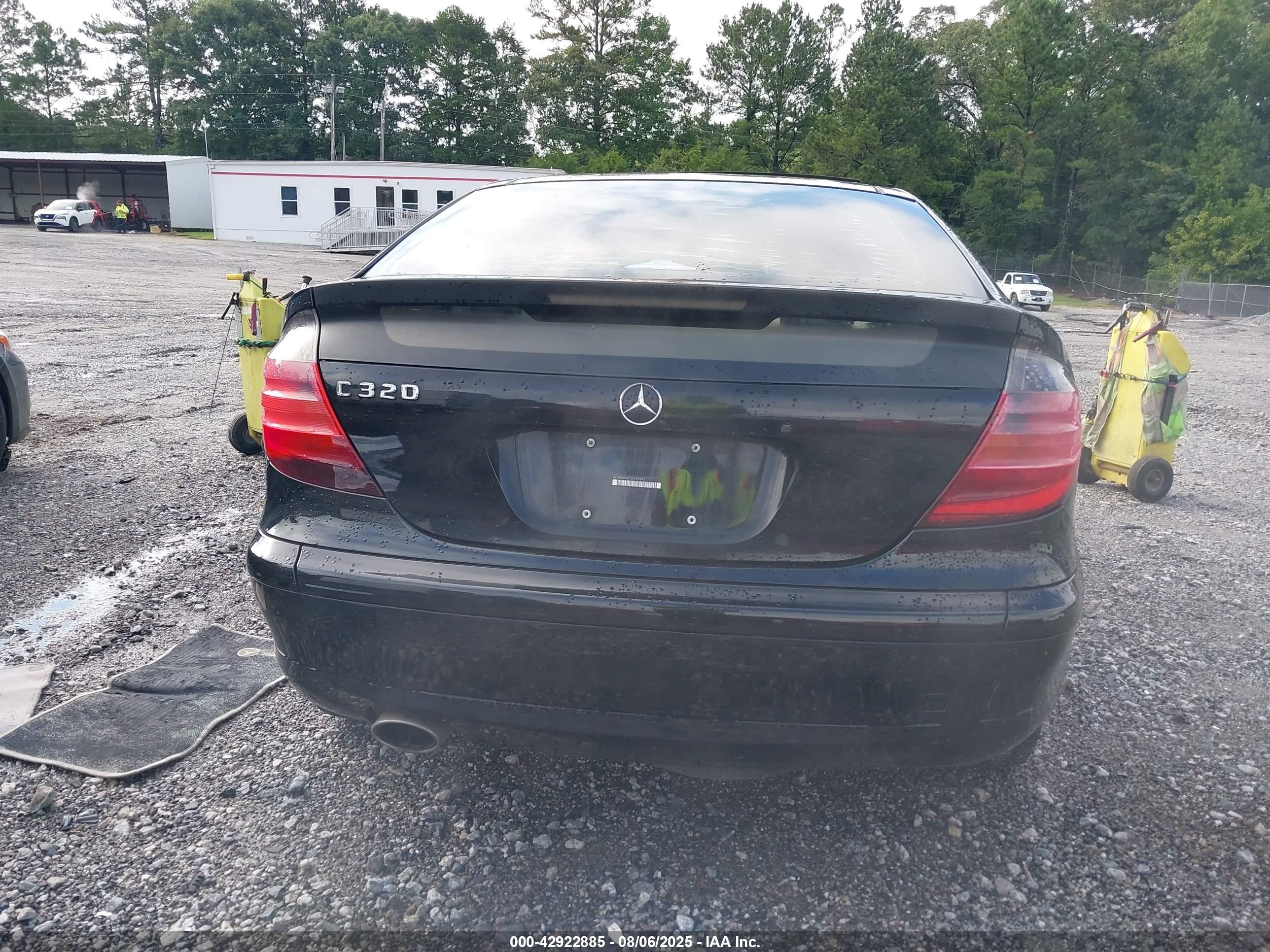 2003 Mercedes-benz C 320 Sport Black vin: WDBRN64J73A498547