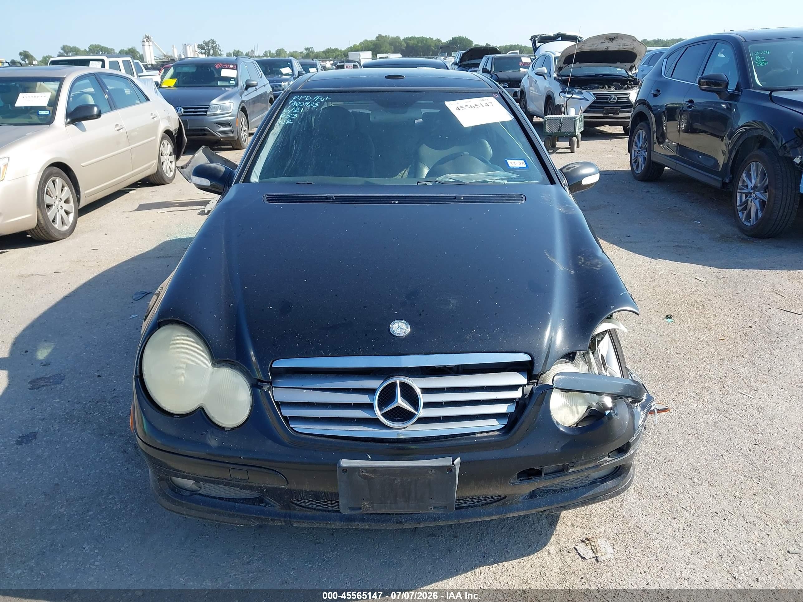 2003 Mercedes-benz C 320 Sport Black vin: WDBRN64J73A503620
