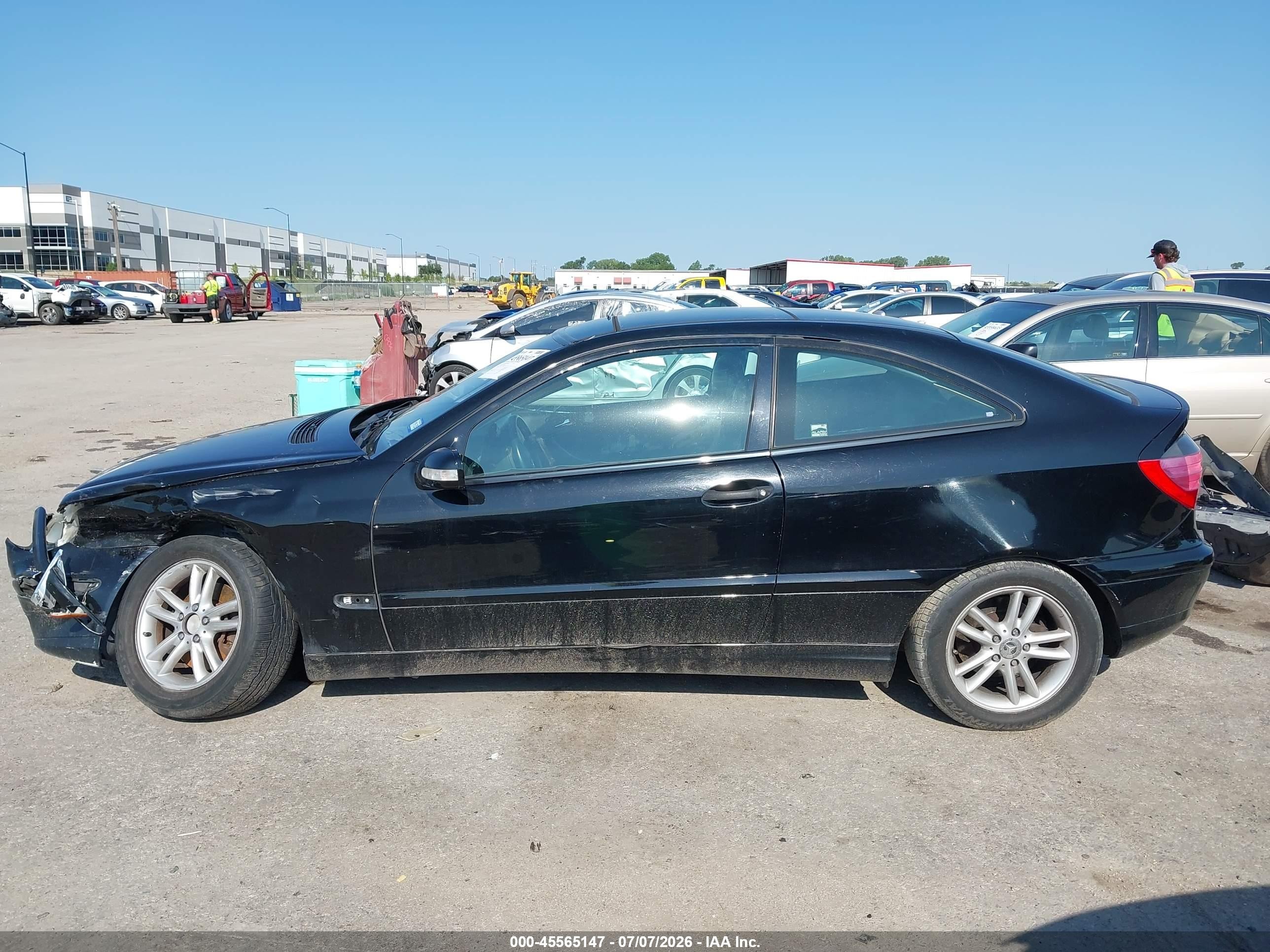 2003 Mercedes-benz C 320 Sport Black vin: WDBRN64J73A503620