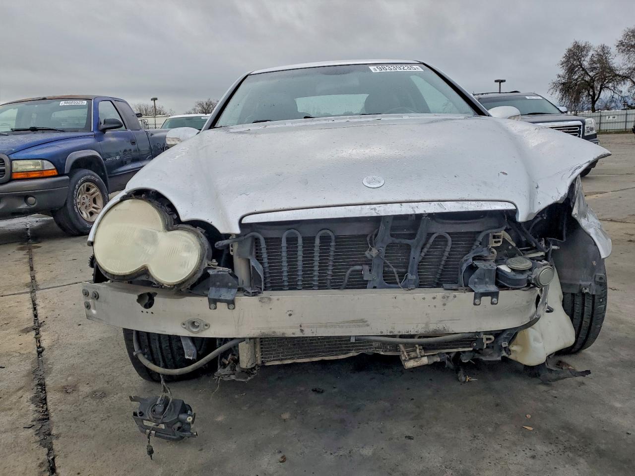2003 Mercedes-benz C 320 Sport Coupe Silver vin: WDBRN64J93A438818