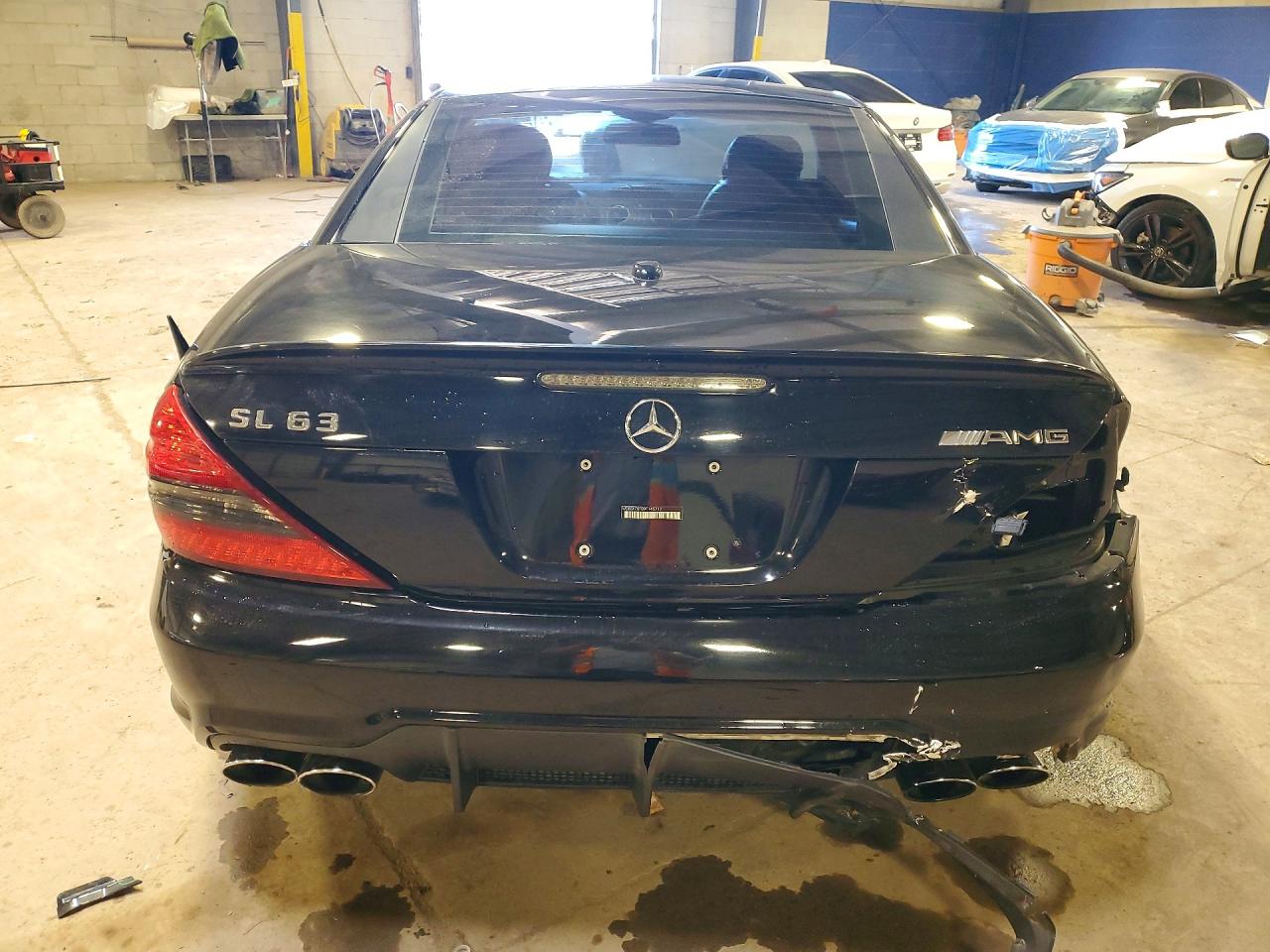 2009 Mercedes-benz Sl 63 Amg Black vin: WDBSK70F09F145712