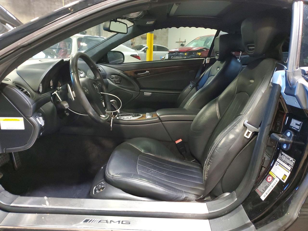 2009 Mercedes-benz Sl 63 Amg Black vin: WDBSK70F09F145712