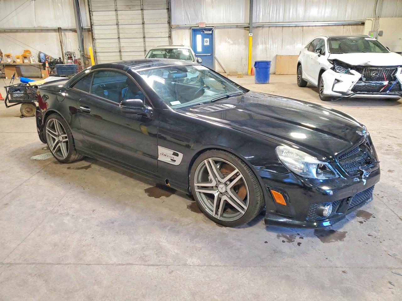 2009 Mercedes-benz Sl 63 Amg Black vin: WDBSK70F09F145712