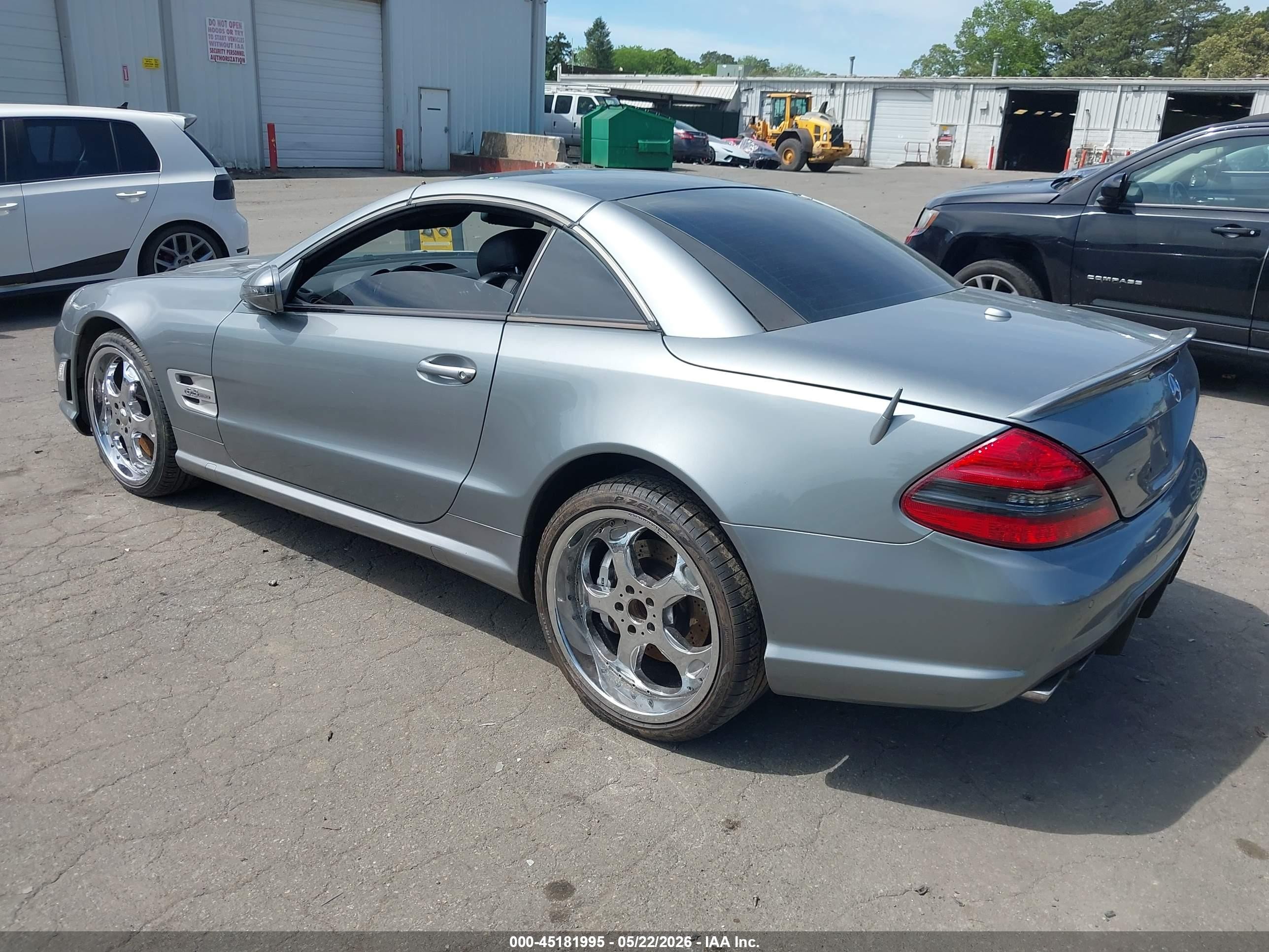 2009 Mercedes-benz Sl 63 Amg   Silver vin: WDBSK70F29F154900