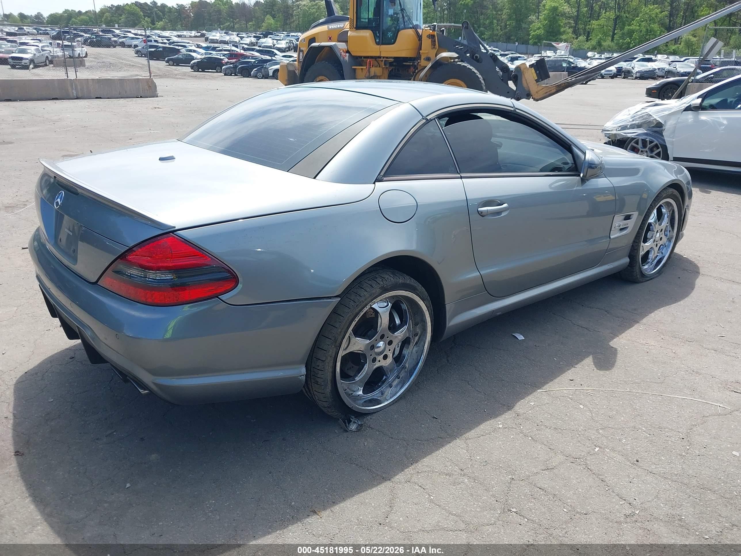 2009 Mercedes-benz Sl 63 Amg   Silver vin: WDBSK70F29F154900