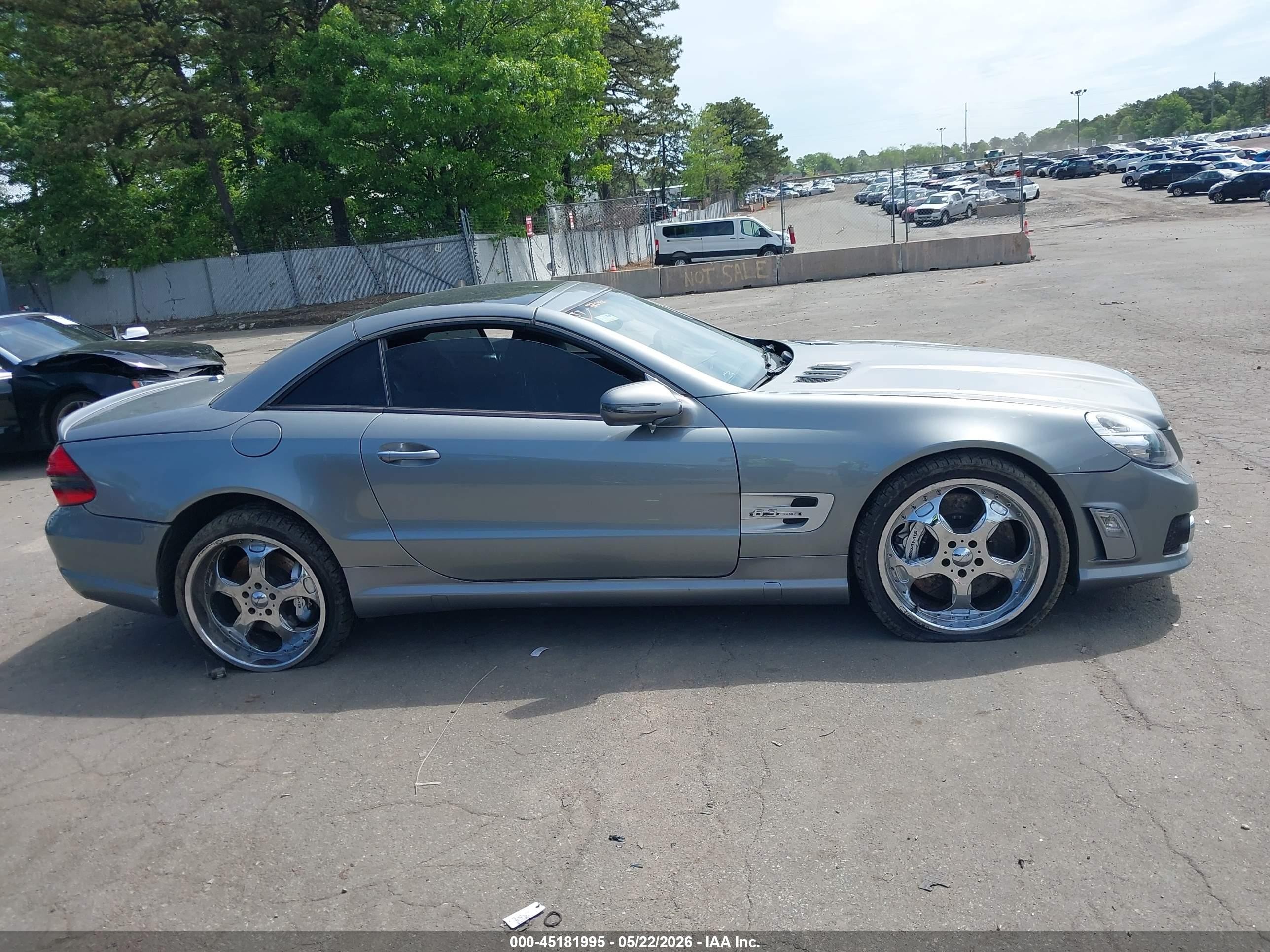 2009 Mercedes-benz Sl 63 Amg   Silver vin: WDBSK70F29F154900