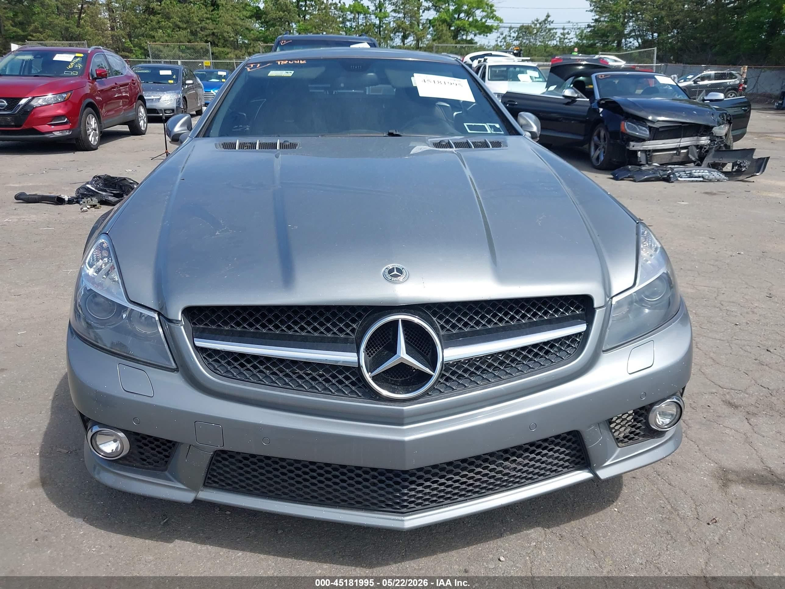2009 Mercedes-benz Sl 63 Amg   Silver vin: WDBSK70F29F154900