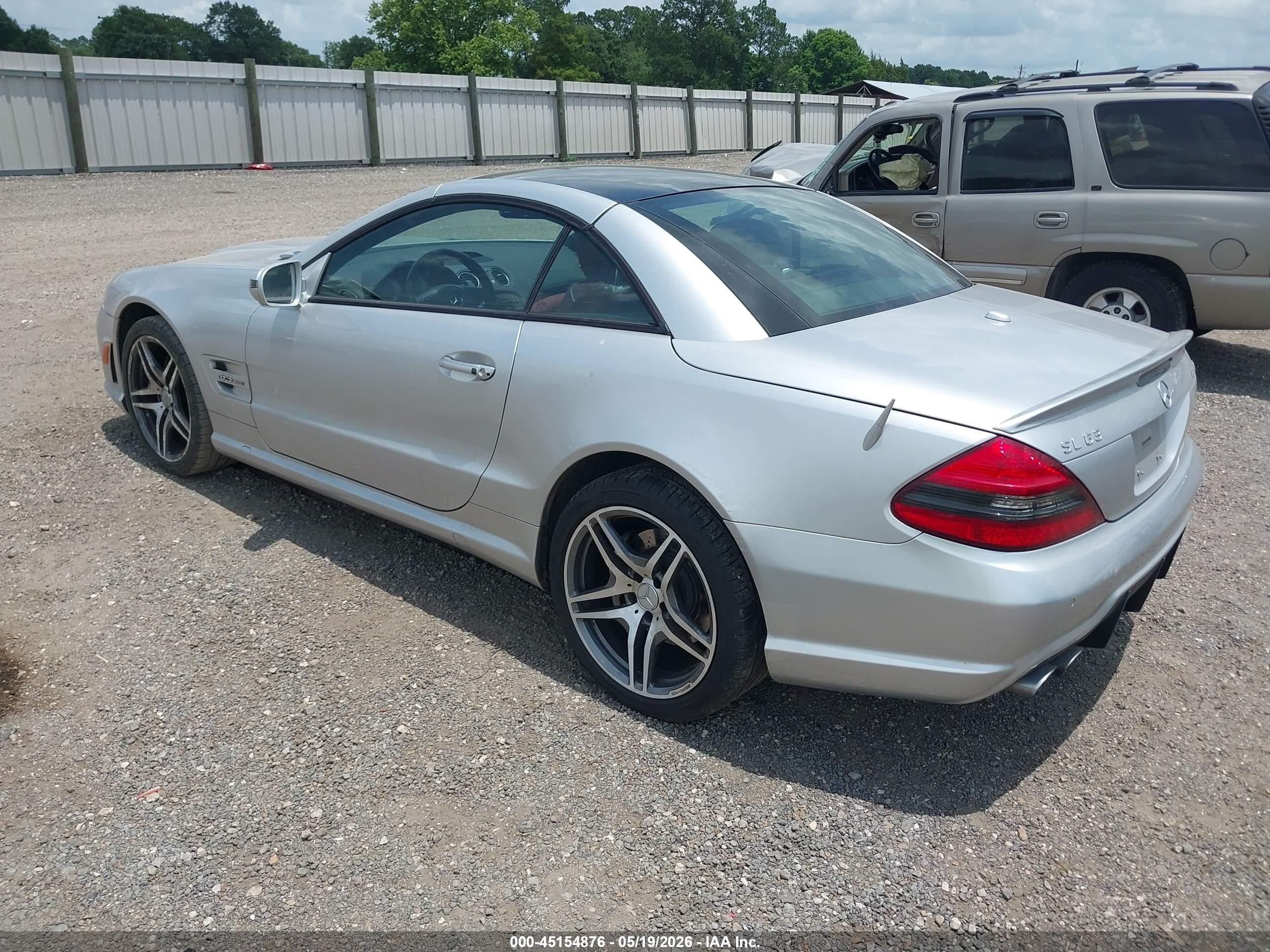 2009 Mercedes-benz Sl 63 Amg   Silver vin: WDBSK70F39F145297